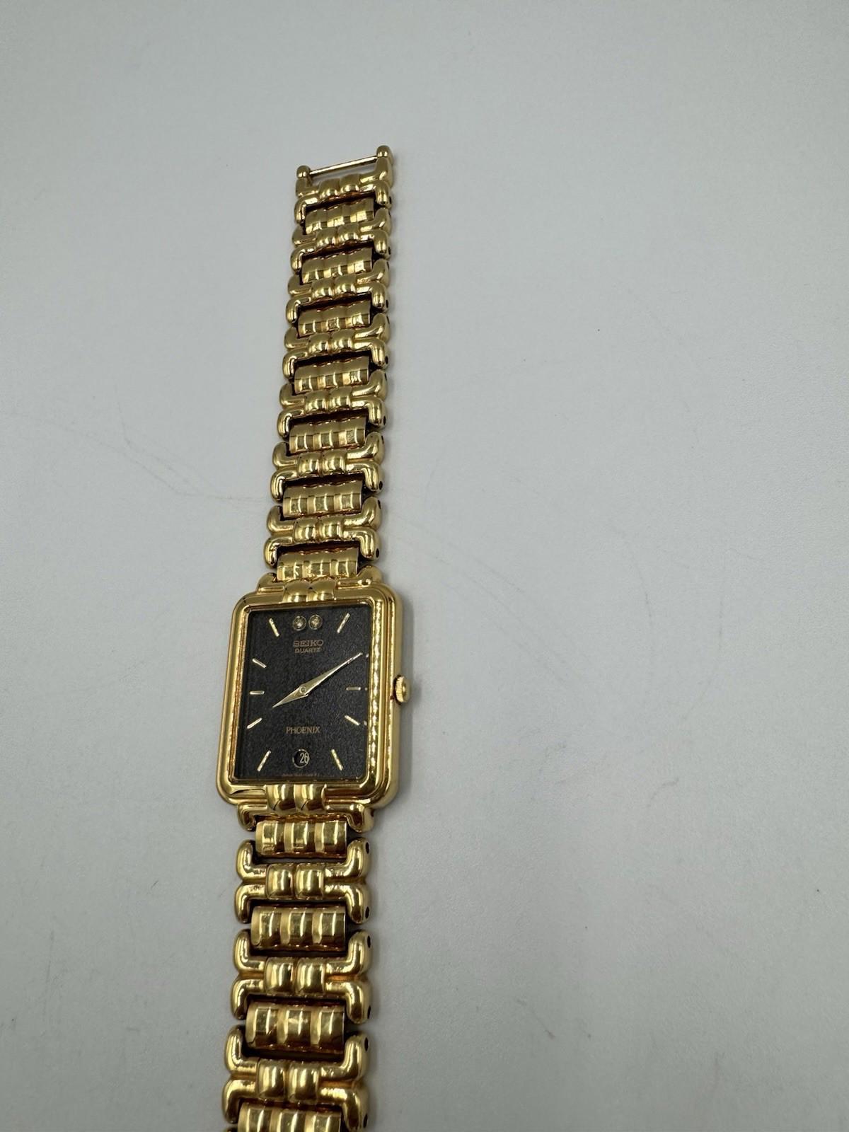 Vintage / Rare - SEIKO QUARTZ Phoenix Watch 7N29 - 5A10 R1