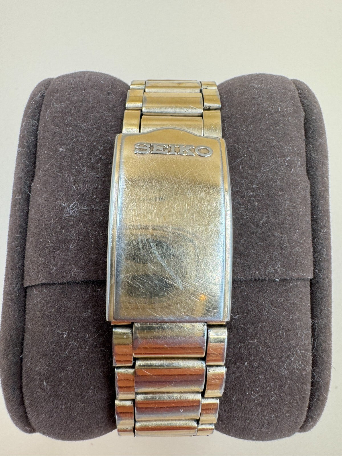 Seiko Men’s Bell Matic Vintage Mechanical Alarm Wristwatch 4006-6100 Black Blue