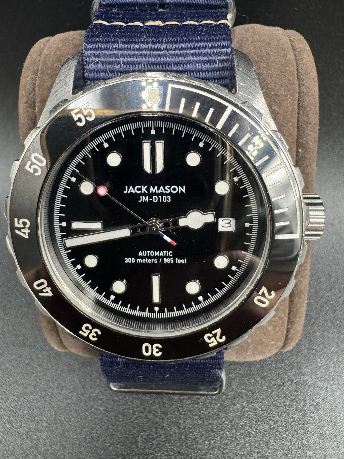 Jack Mason JM-D103-001 Black Automatic Diver - Kickstarter Limited Edition Watch
