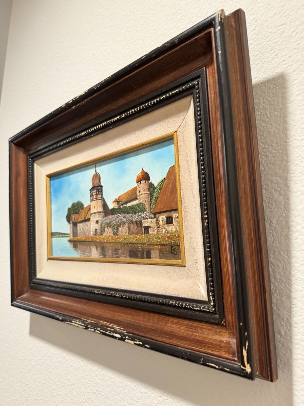 Eugene Schmidt Original Bavaria Germany Landscape Oil COA