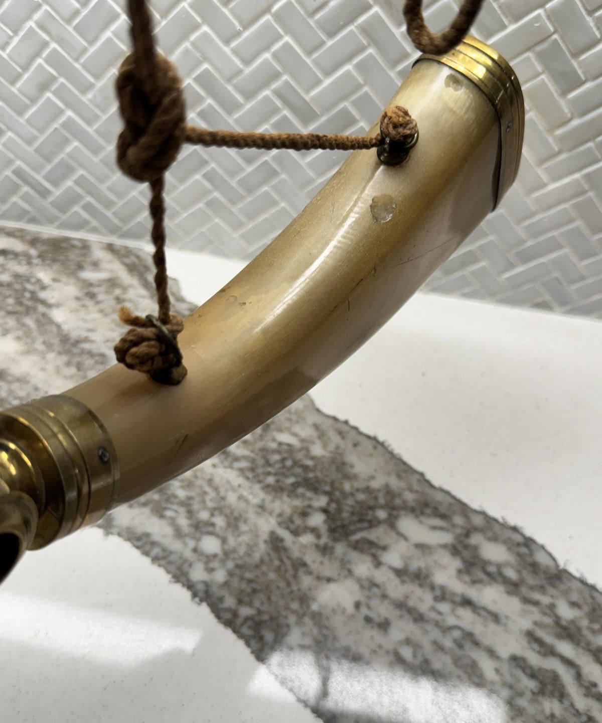 Powder Horn By Boche Á Paris Michel Boche nineteenth century