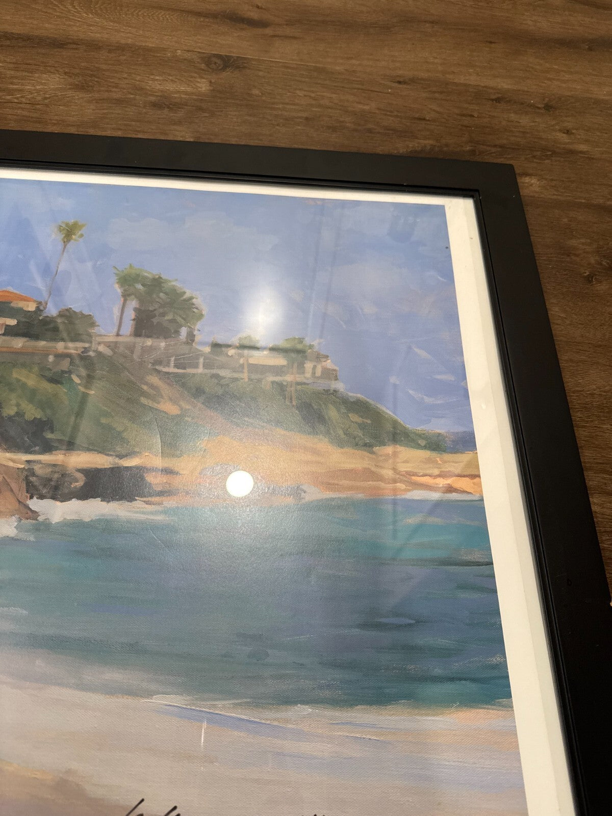 Jeff Yeomans Signed Print 204/400 La Jolla California Beach Framed San Diego Art