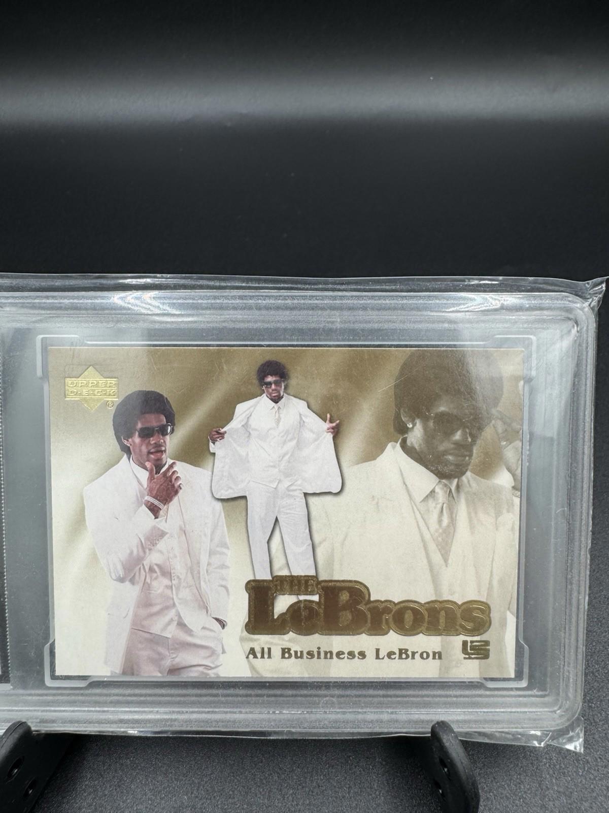 2006 Upper Deck The LeBrons LeBron James All Business White Suit #LBJ12 BCG 10