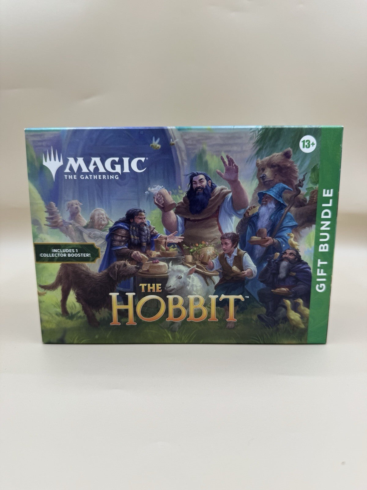 MTG The Hobbit Gift Bundle 9 Play Boosters Collector Booster Promo Lands Brand N