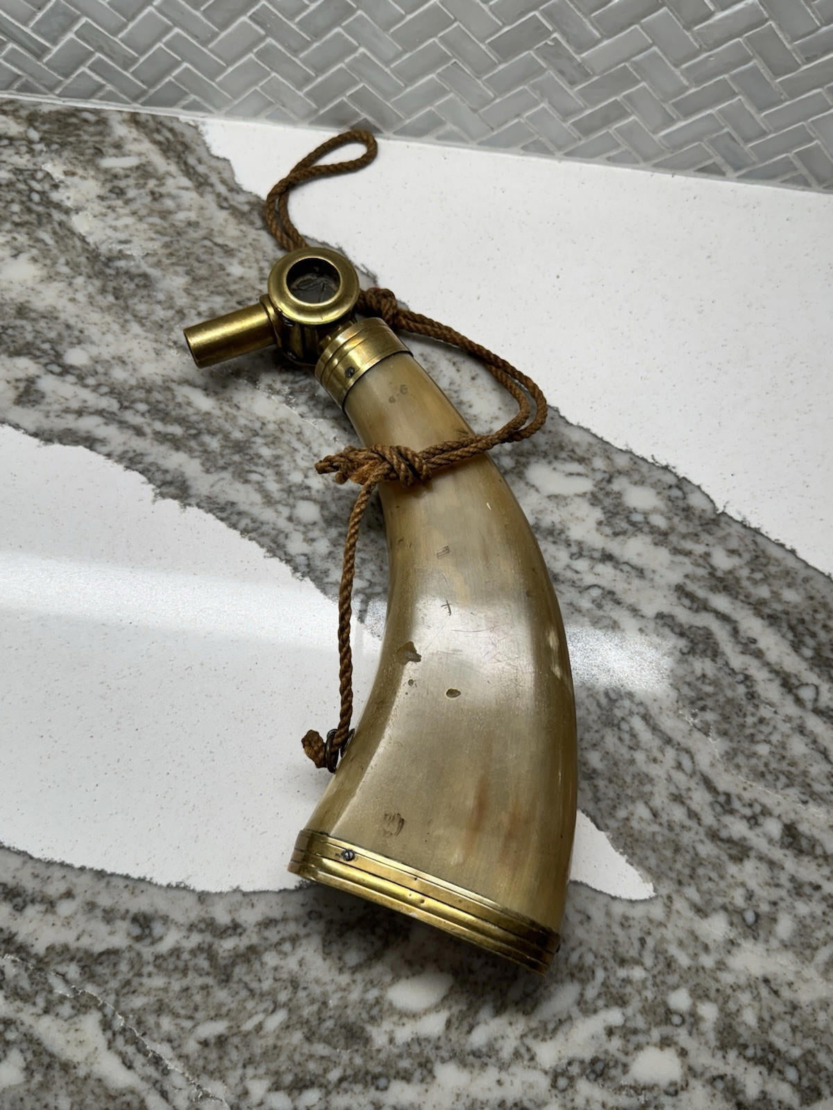 Powder Horn By Boche Á Paris Michel Boche nineteenth century