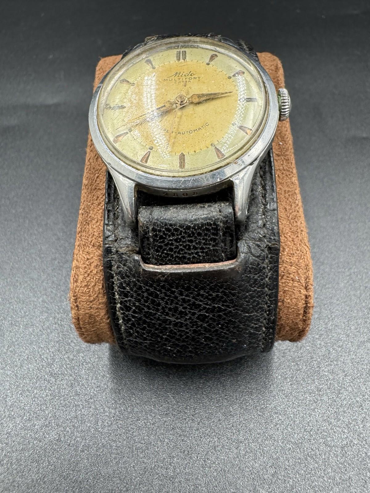 Vintage Mido Multifort Extra SuperAutomatic Swiss Mens Watch