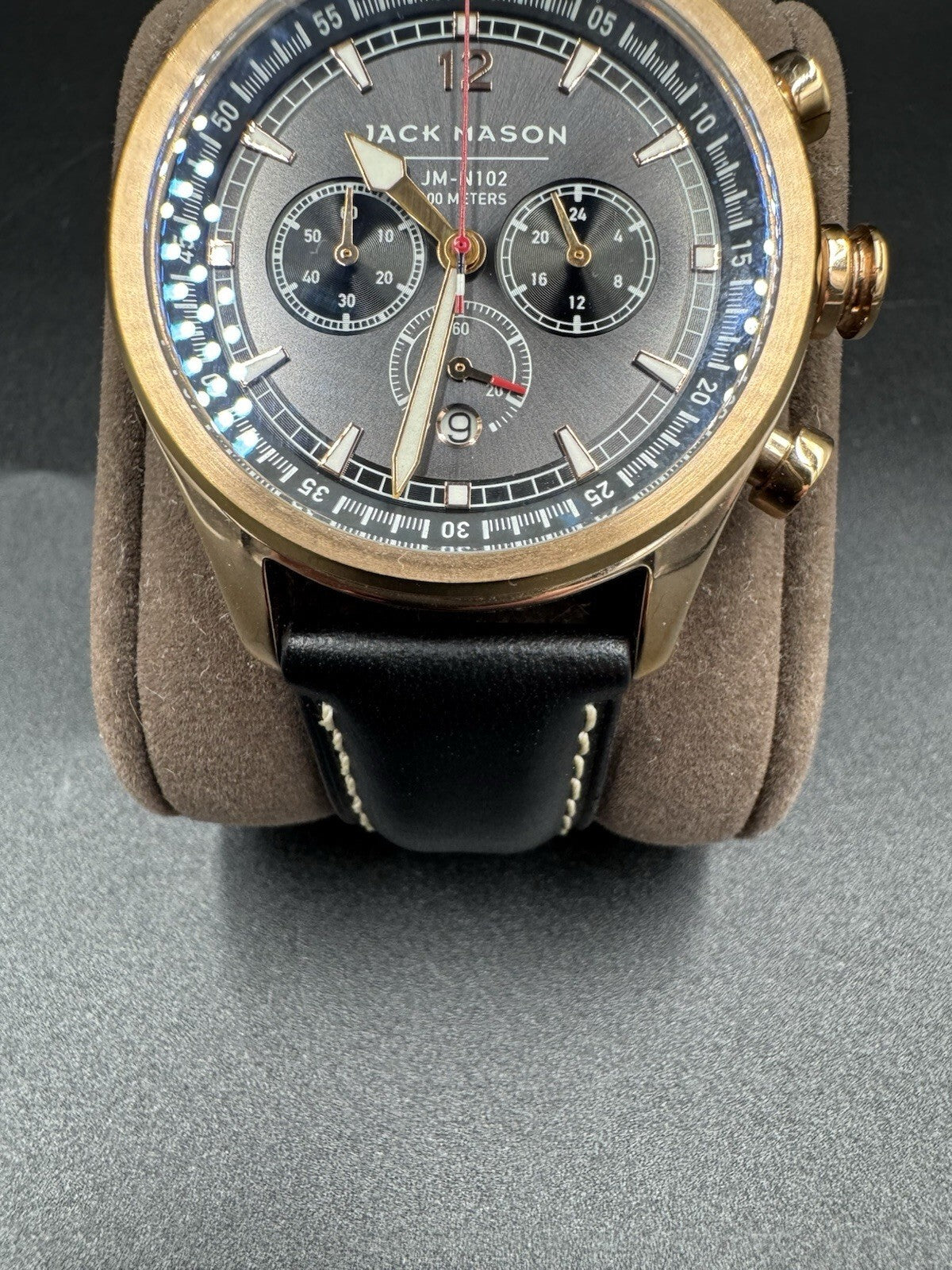 Jack Mason Nautical Chronograph Grey Dial Watch JM-N102-025 Excellent Condition