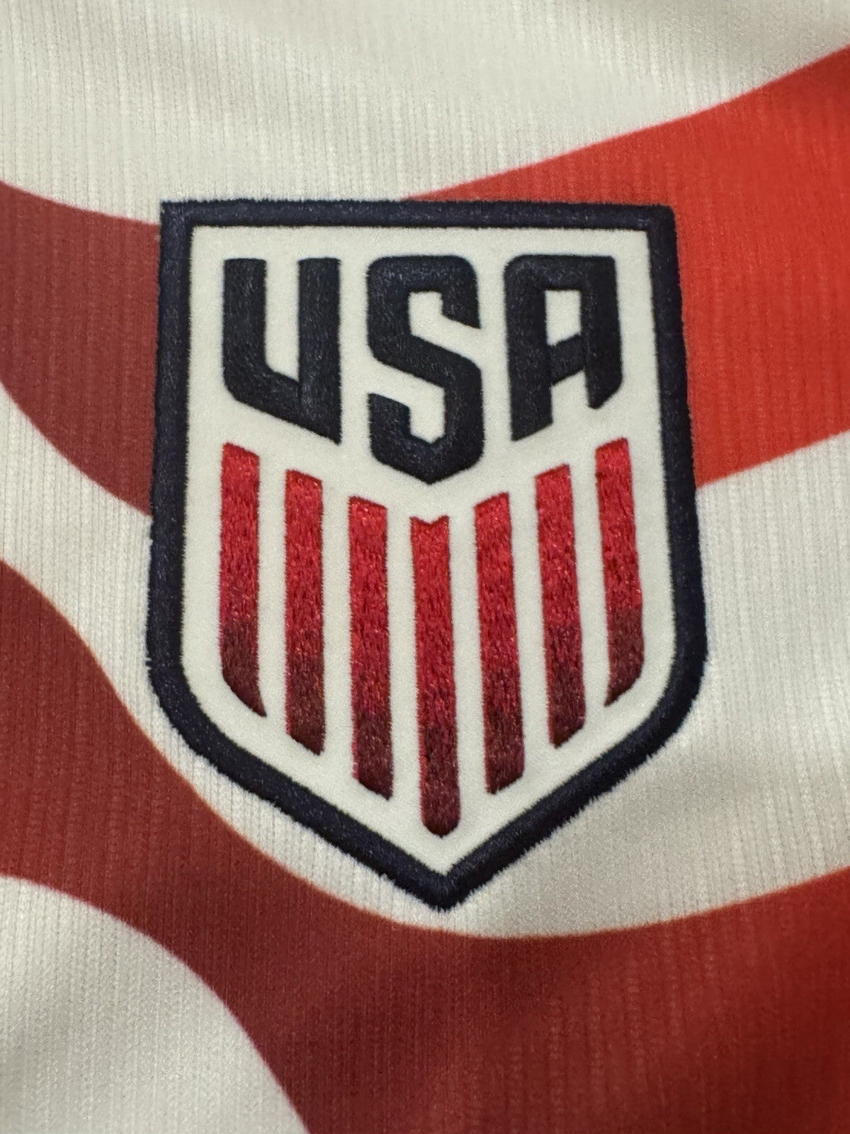 US Men's National Team Soccer Youth Jersey Size L With 2026 World Cup Logo FIFA
