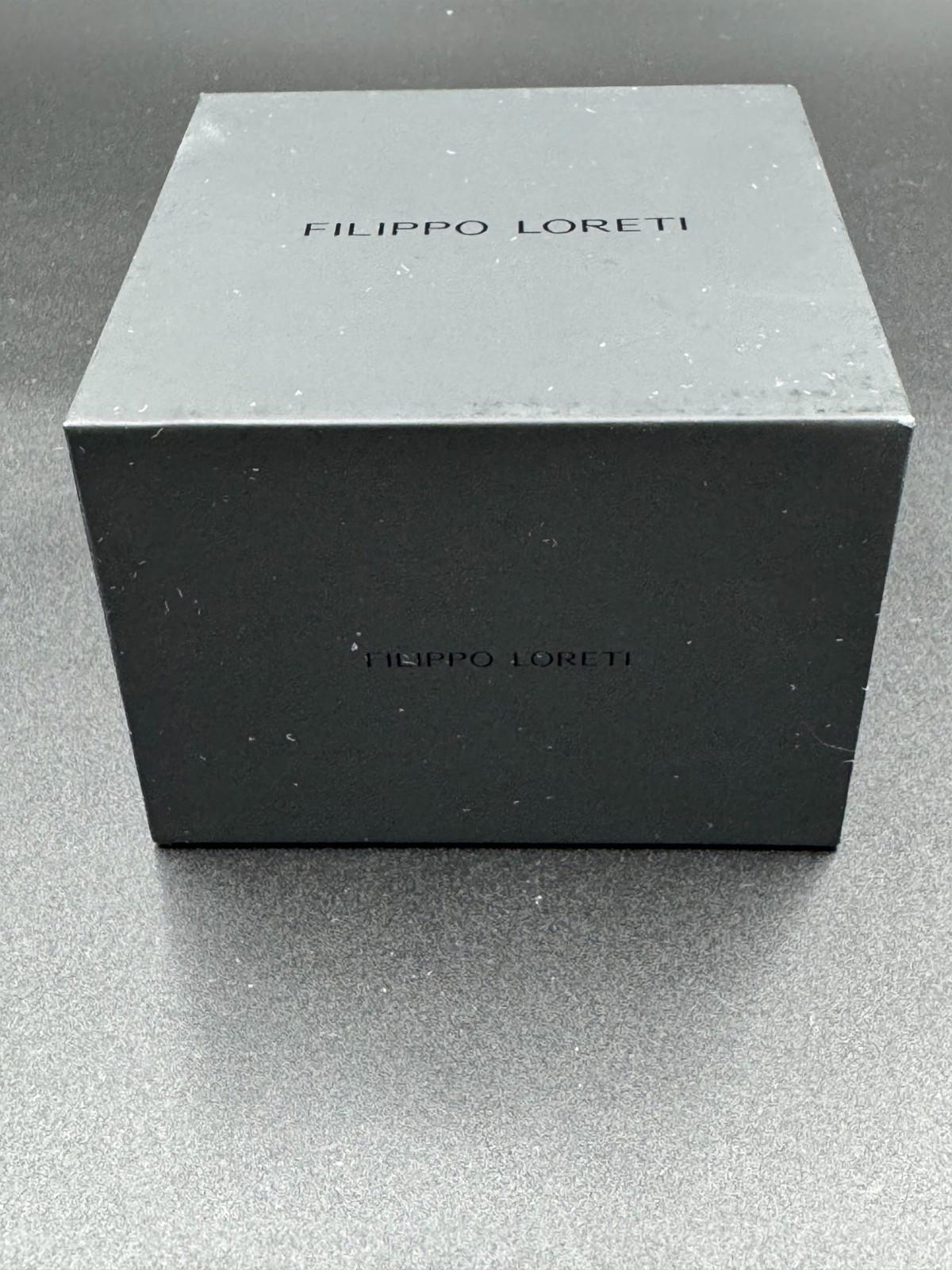 Filippo Loreti Ascari Monza Two Tone Blue Gold Steel Chronograph 42mm New Box MN