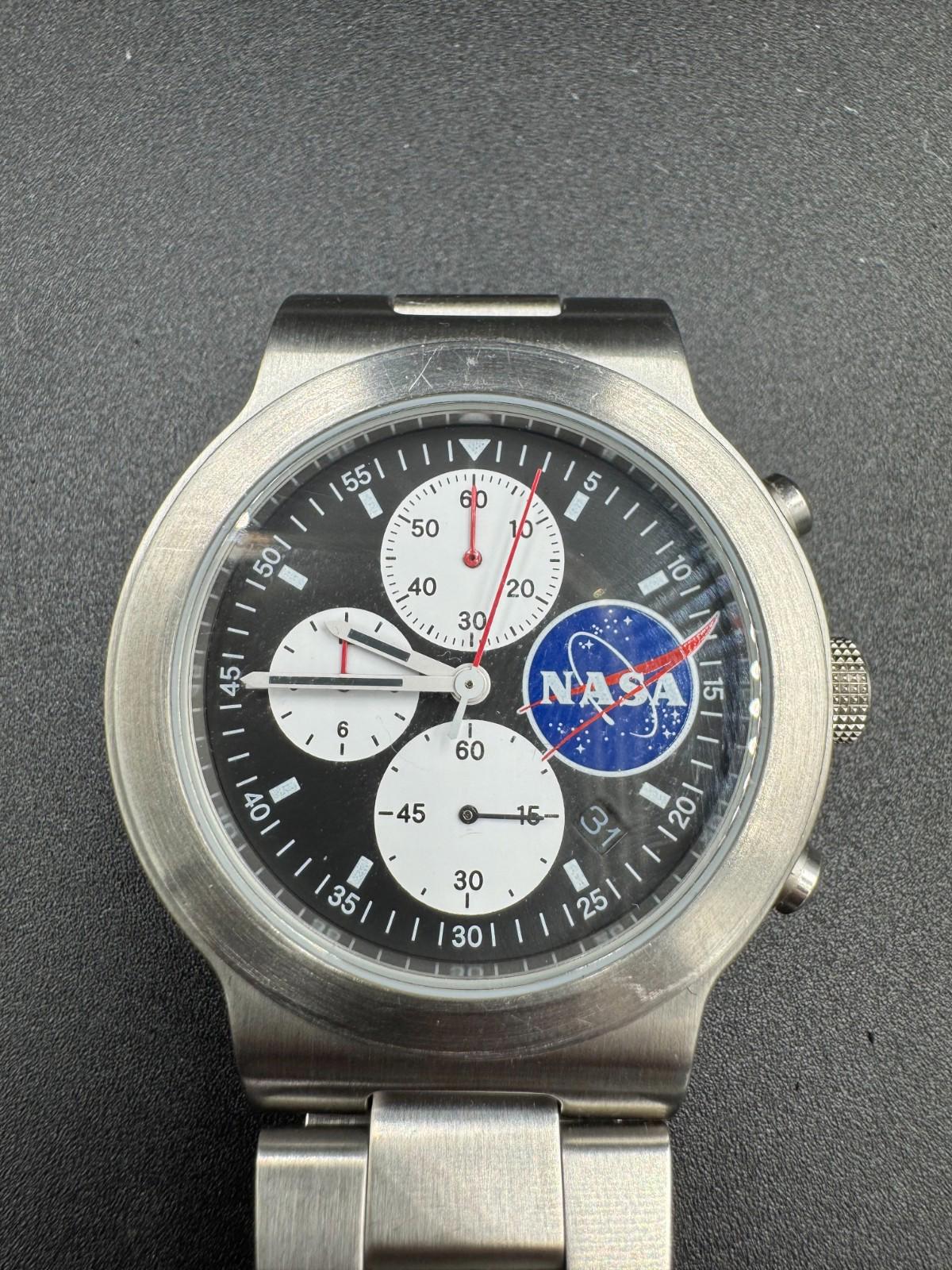 NASA × MONO Collaboration Wrist Watch World Limited Universe Watch Japan RARE VG