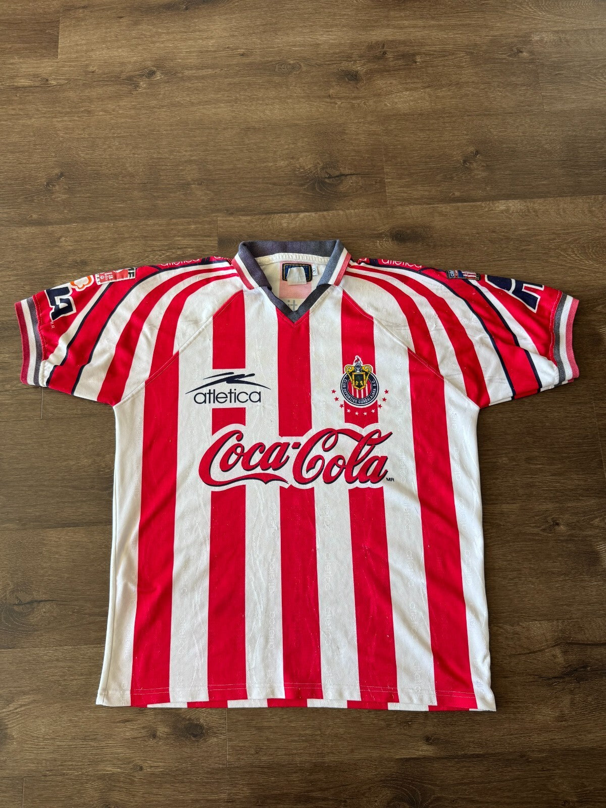 Atletica Chivas Guadalajara 1998 Vintage Jersey Local Original Grande / Large G+