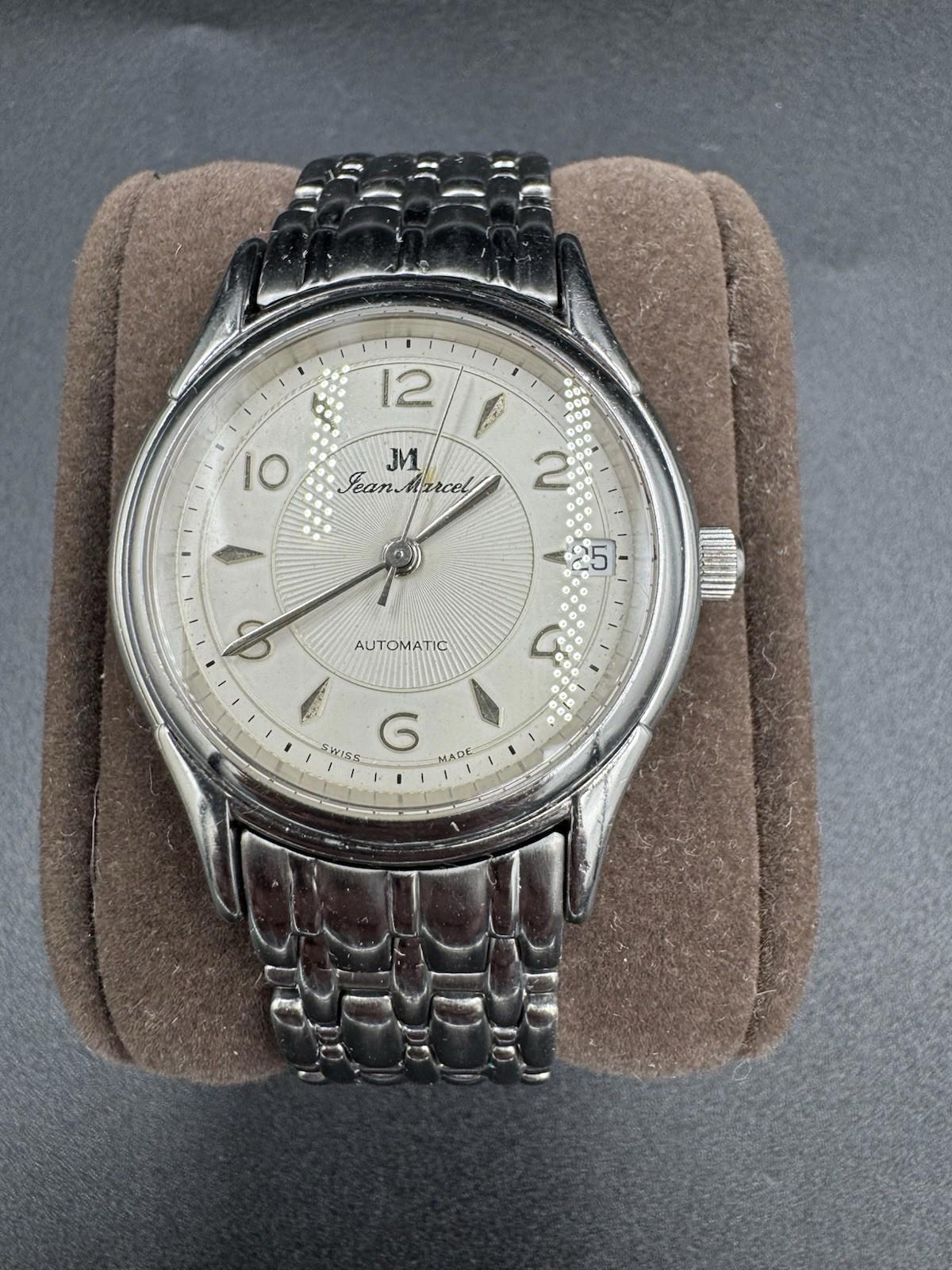 Jean Marcel Automatic Watch 160.154 Twenty Five Jewels Swiss Made 5 ATM Sapphire
