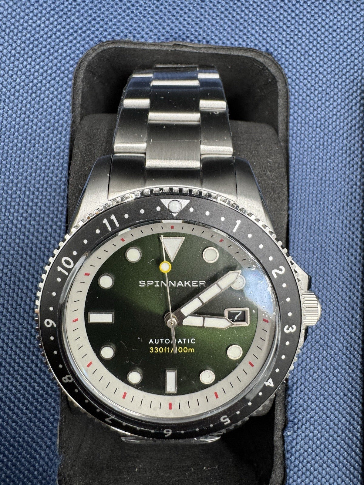 Spinnaker Automatic Green/Stainless Steel | Green Dial Wristwatch SP-5136-22 New