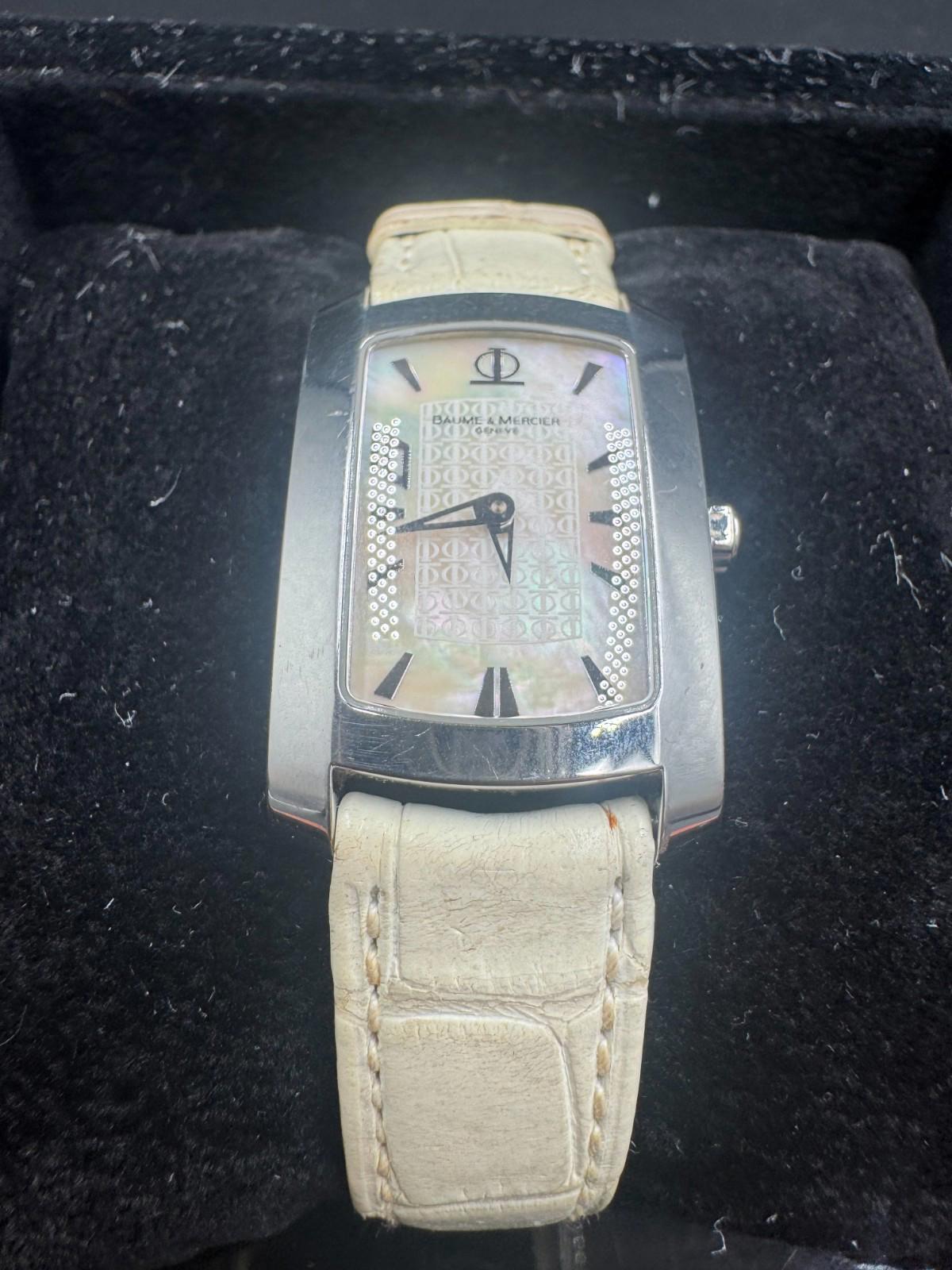 Baume & Mercier Hampton 10 Year Special Edition Ladies Watch Model 65465 LV Cert