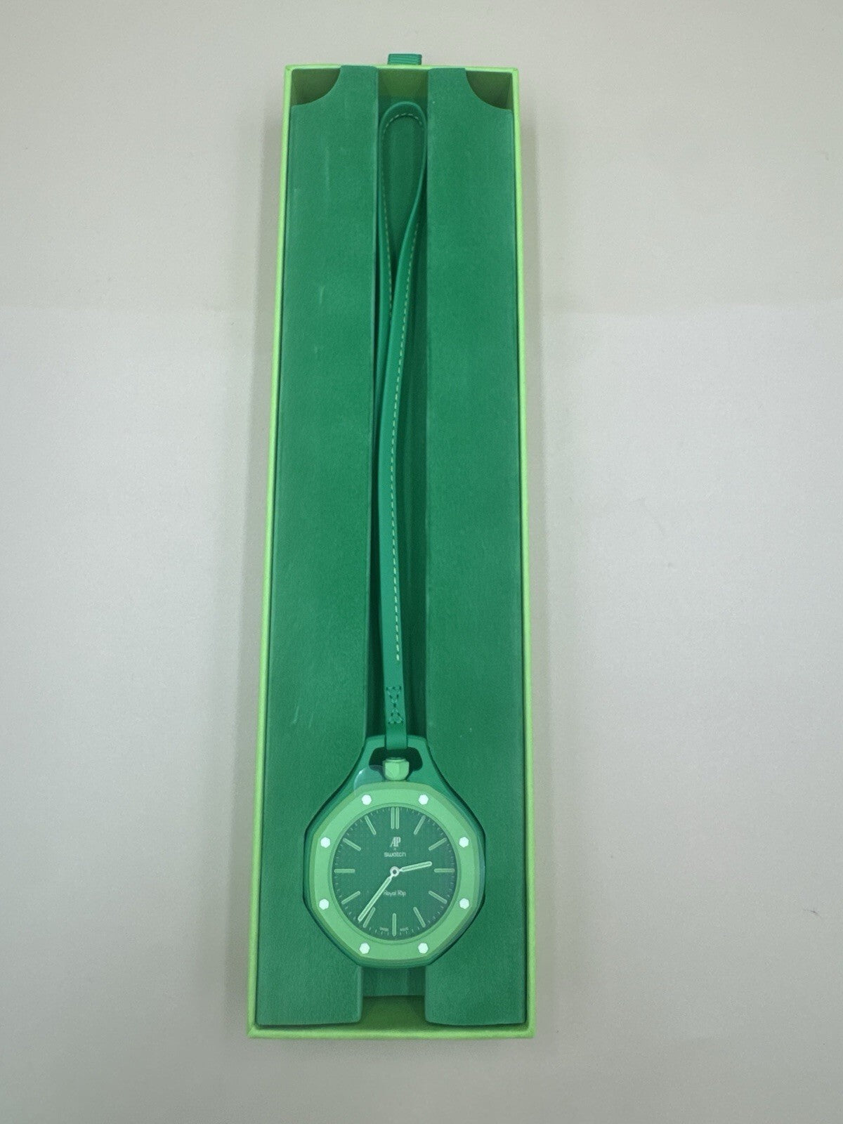 BRAND NEW AP Swatch Royal Pop Green Eight Limited Edition 41mm w/ Box & Papers