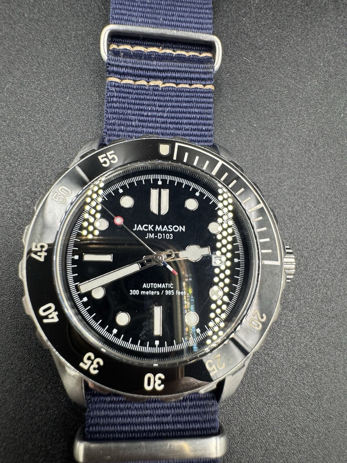 Jack Mason JM-D103-001 Black Automatic Diver - Kickstarter Limited Edition Watch