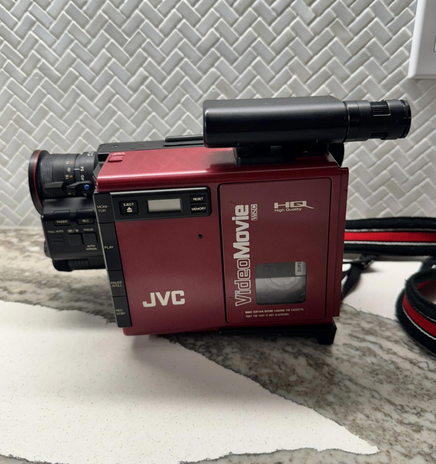 Jvc Gr-C7U Vhs C Video Movie Camcorder w/ case Untested - Sold as Is Decorative