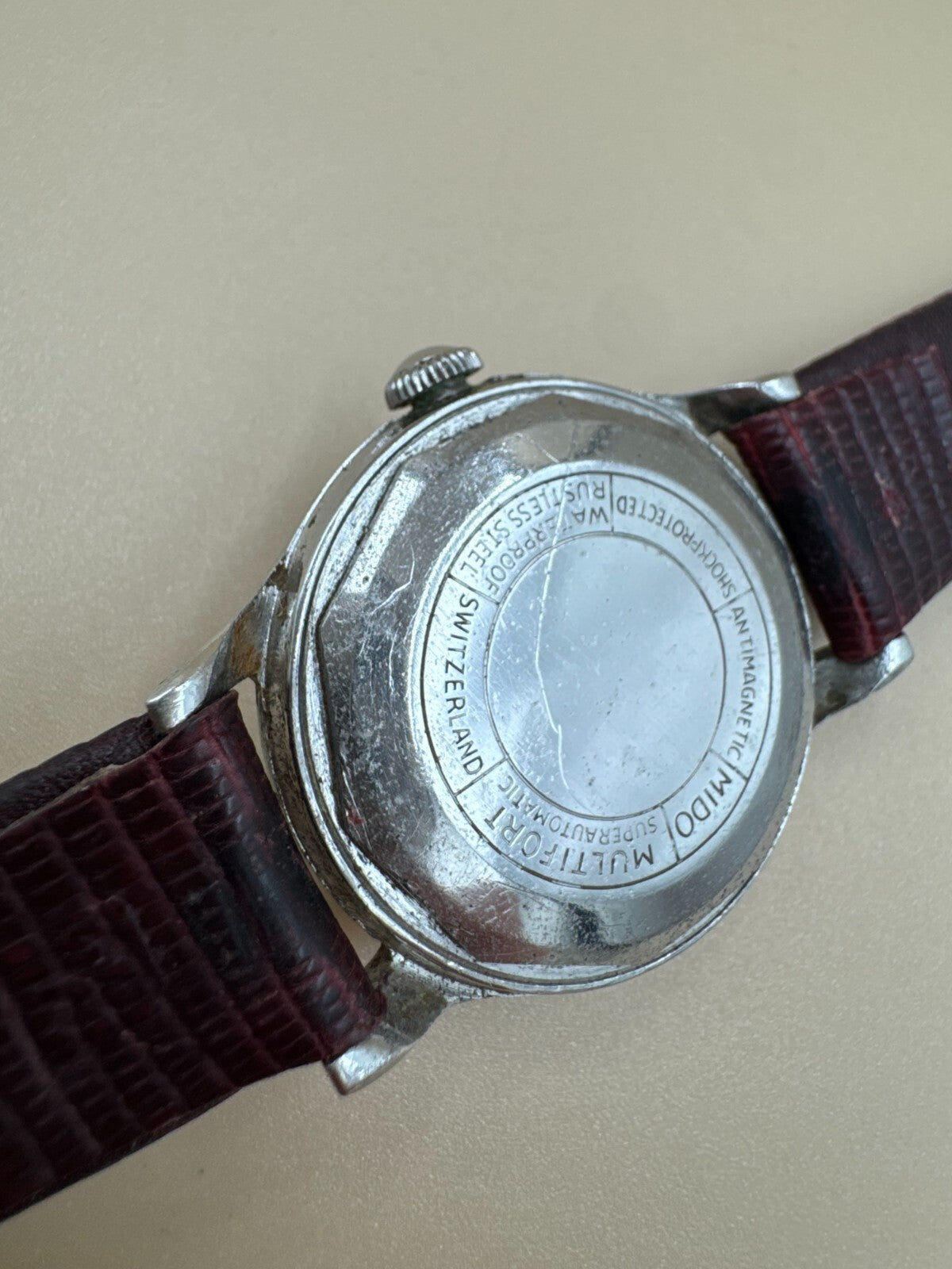 Vintage Mido Multifort Extra Super-Automatic Swiss Mens Watch - Needs Servicing