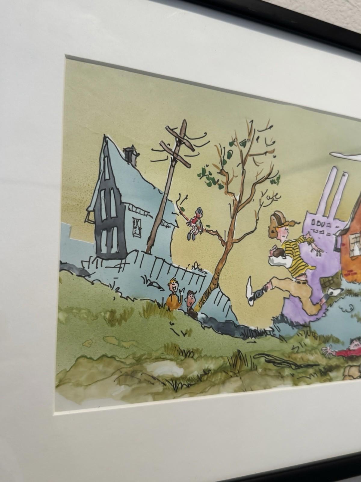 Cliff Wirth Signed Original Cartoon Art Framed One of One