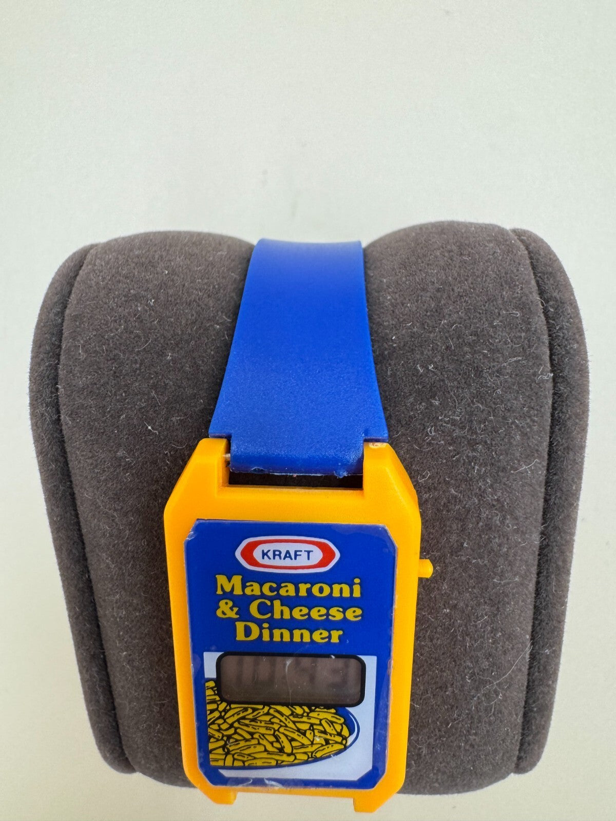 Kraft Macaroni & Cheese Dinner Digital Watch Running with Original Plastic Film
