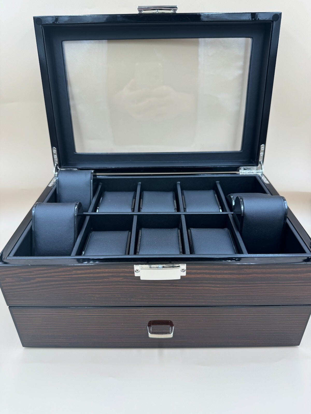 Bewishome Watch Box 20 Slots Watch Case For Men - Luxury Watch Organi Near Mint