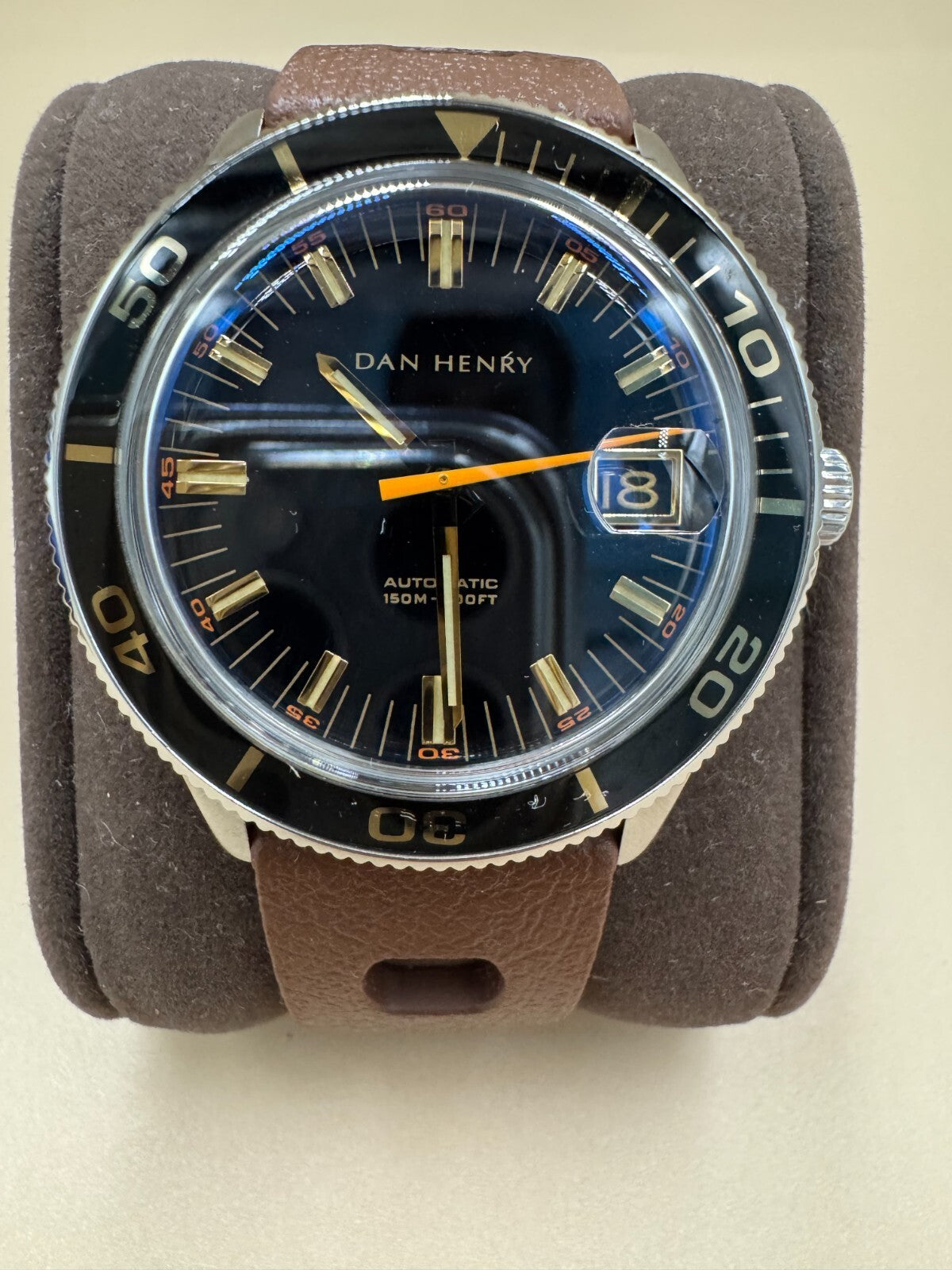 Dan Henry 1975 Skin Diver Watch Automatic Movement Limited Edition 0245 150m NM+