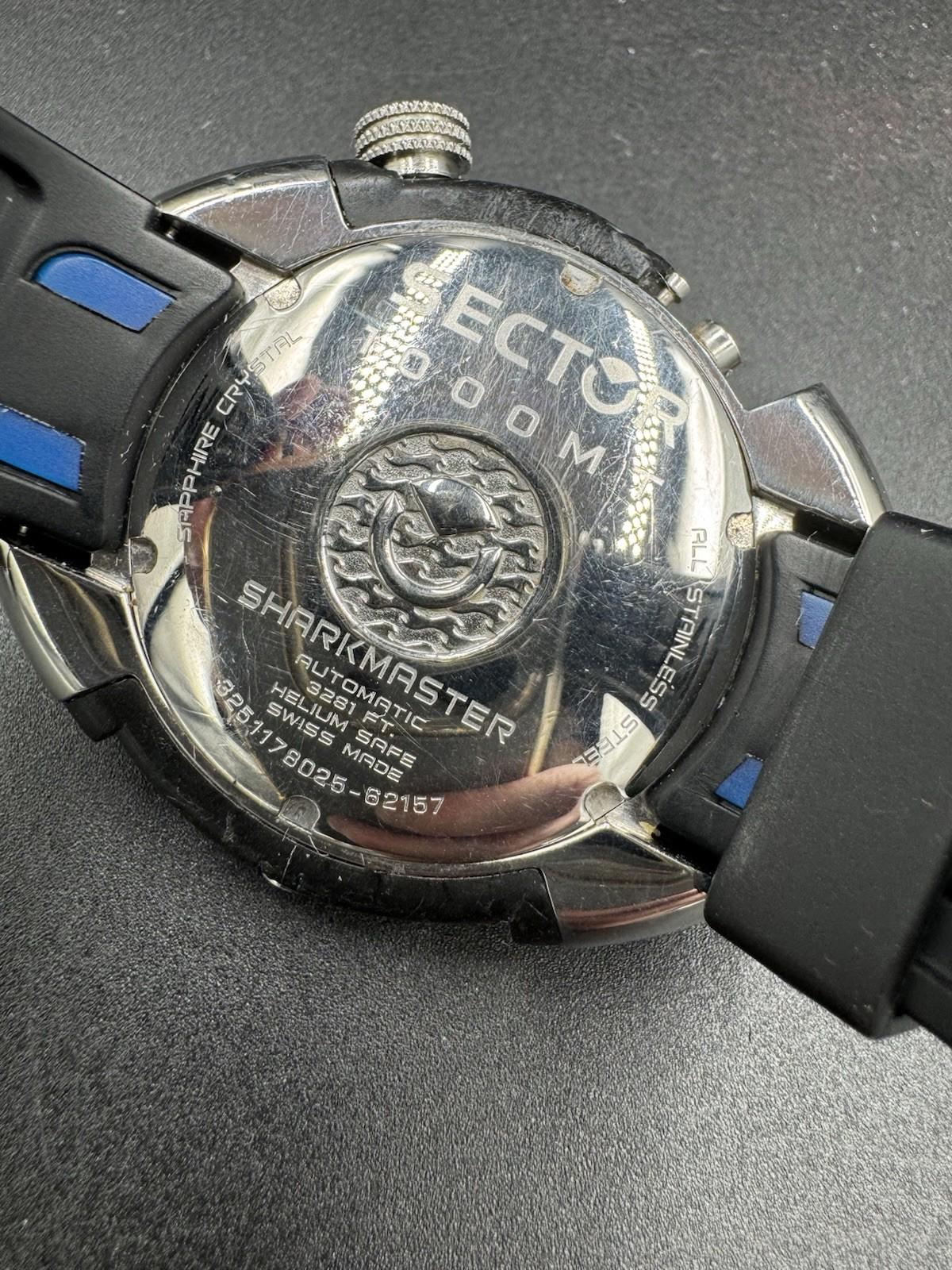 Sector Shark Master 1000 MT No Limits Diver ETA 25J Auto + 3281 FT. Helium Safe