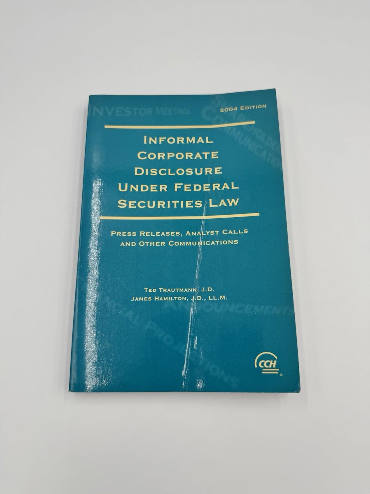 Informal Corporate Disclosure Under Federal Securities Law