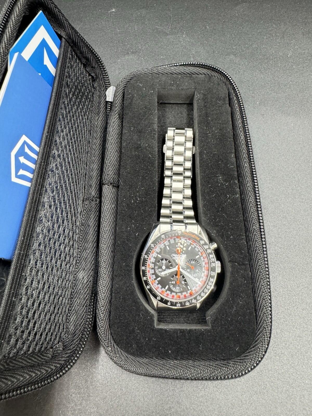 Watchdives Racing VK63 Mecaquartz  Chronograph 40 MM Full Kit w/ Box & Papers NM