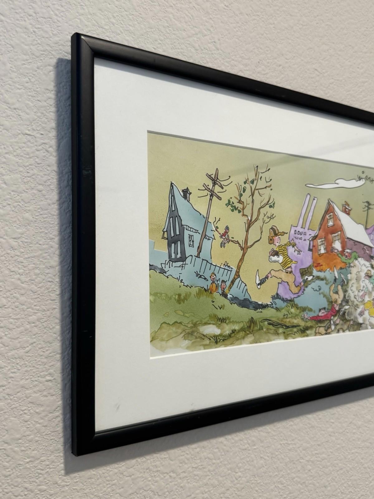 Cliff Wirth Signed Original Cartoon Art Framed One of One