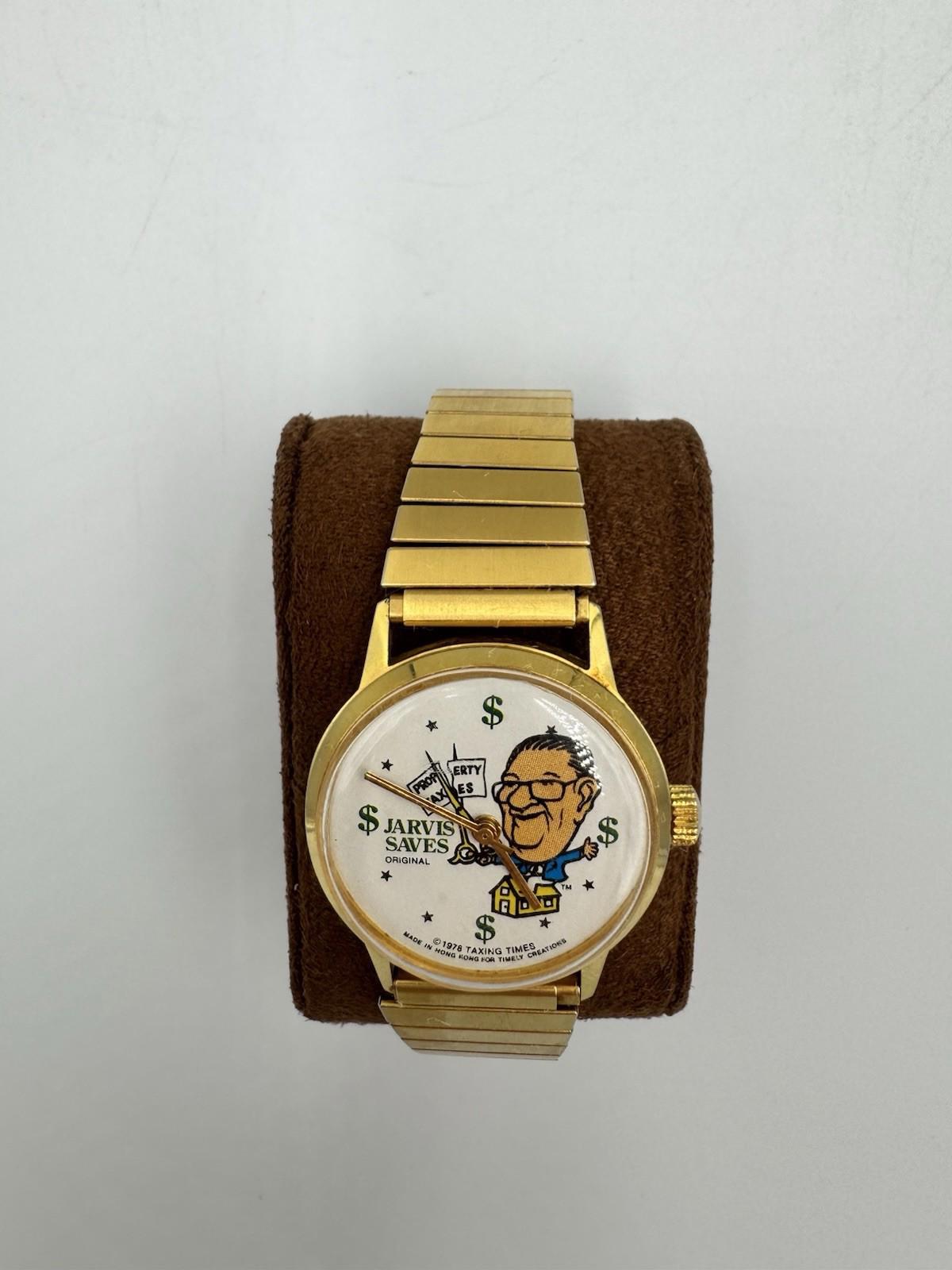 Howard Jarvis Watch Saves Original Taxing Times HK 1978