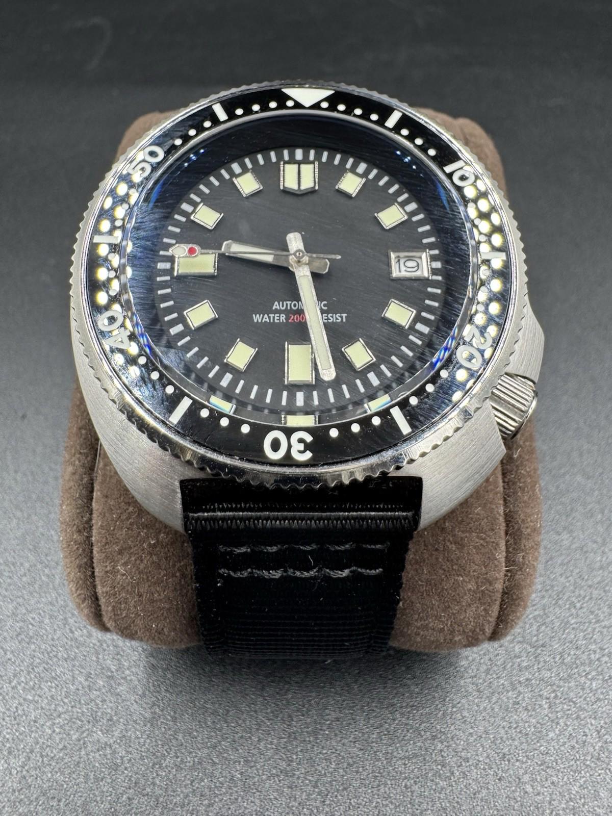 No Logo SD1970 6105 Turtle Captain Willard V2 NH35 Seiko Sapphire Diving Watch E