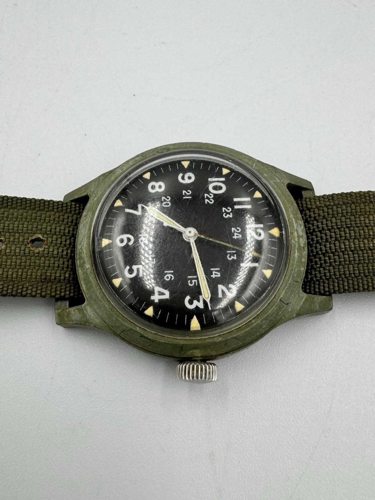 U.S. Military Wrist Watch · October 1965 – Original Issue with Strap
