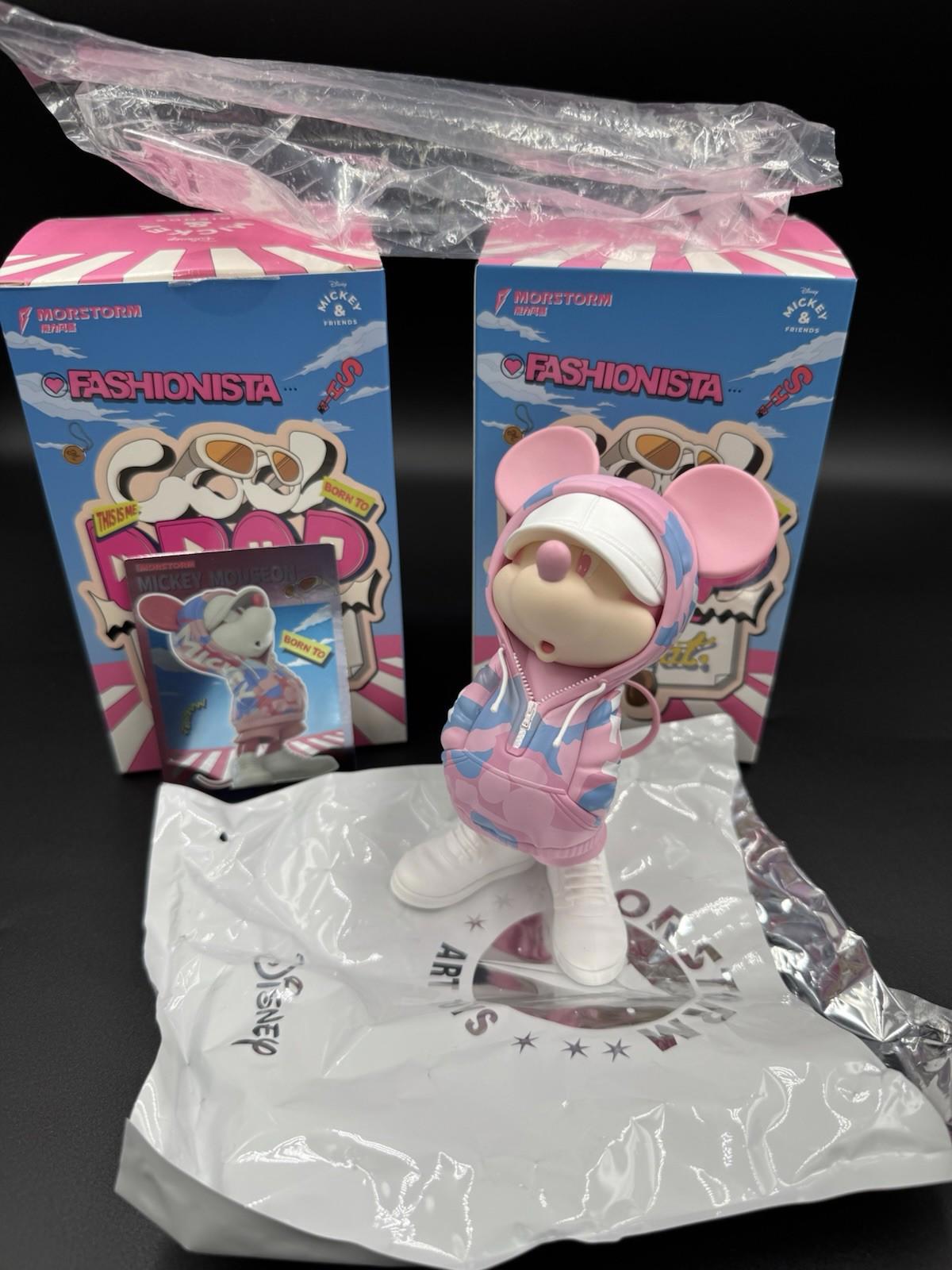 Morstorm Sweatshirt Denim Mickey & Minnie Bundle Figure Art