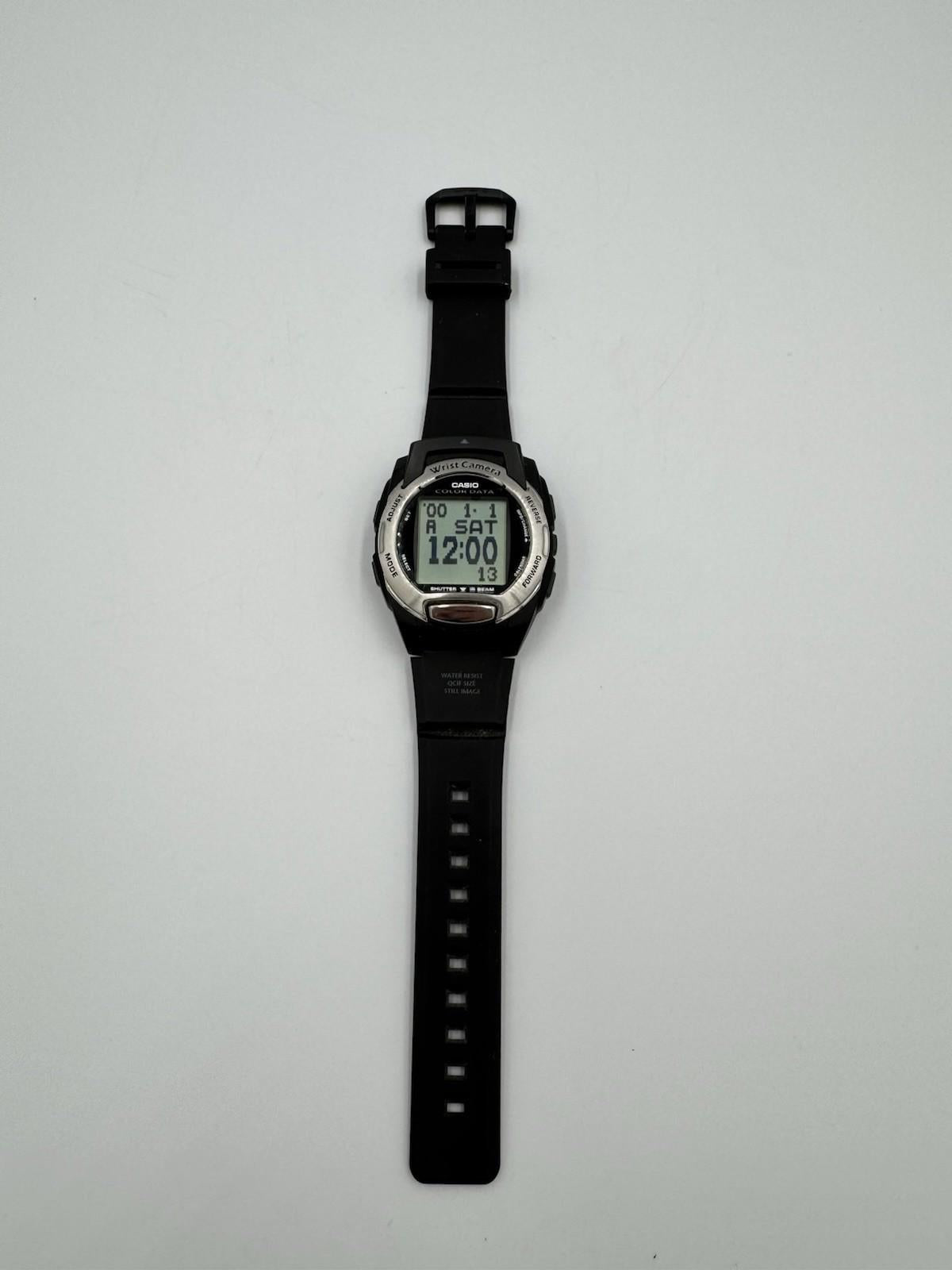 CASIO Wrist Camera WQV-3 - Rare Digital Y2K Watch Japan