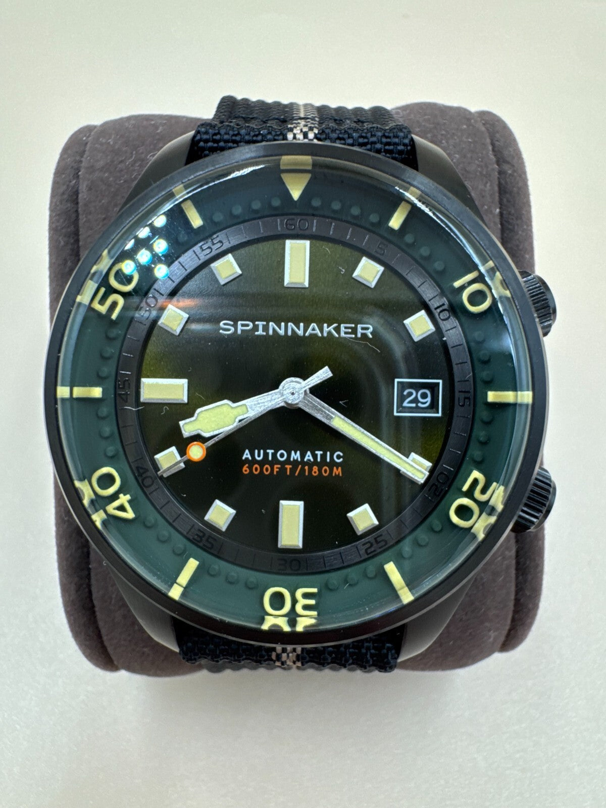 Spinnaker Bradner Stainless Steel 42mm Japanese Automatic Wristwatch Green Dial