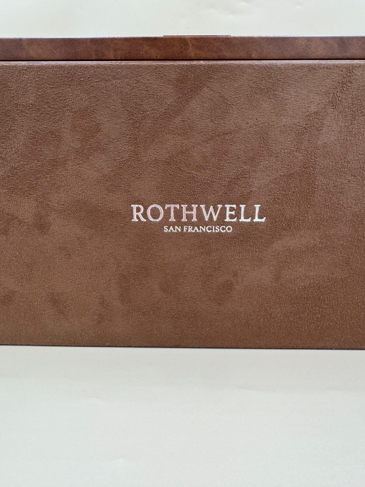Rothwell 20 Slot Leather Watch Box Luxury Case Display Organizer - San Francisco