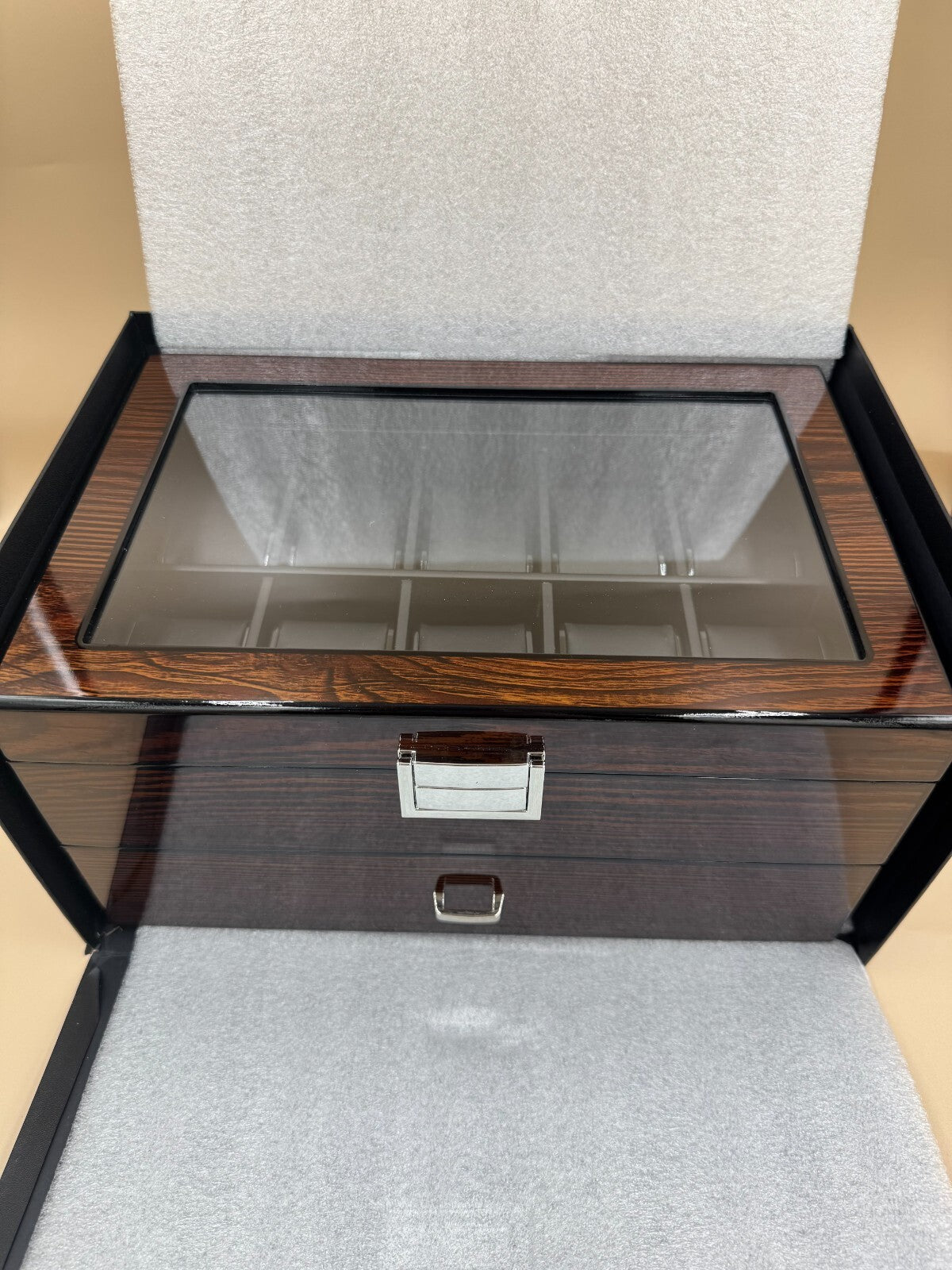 Bewishome Watch Box 20 Slots Watch Case For Men - Luxury Watch Organi Near Mint
