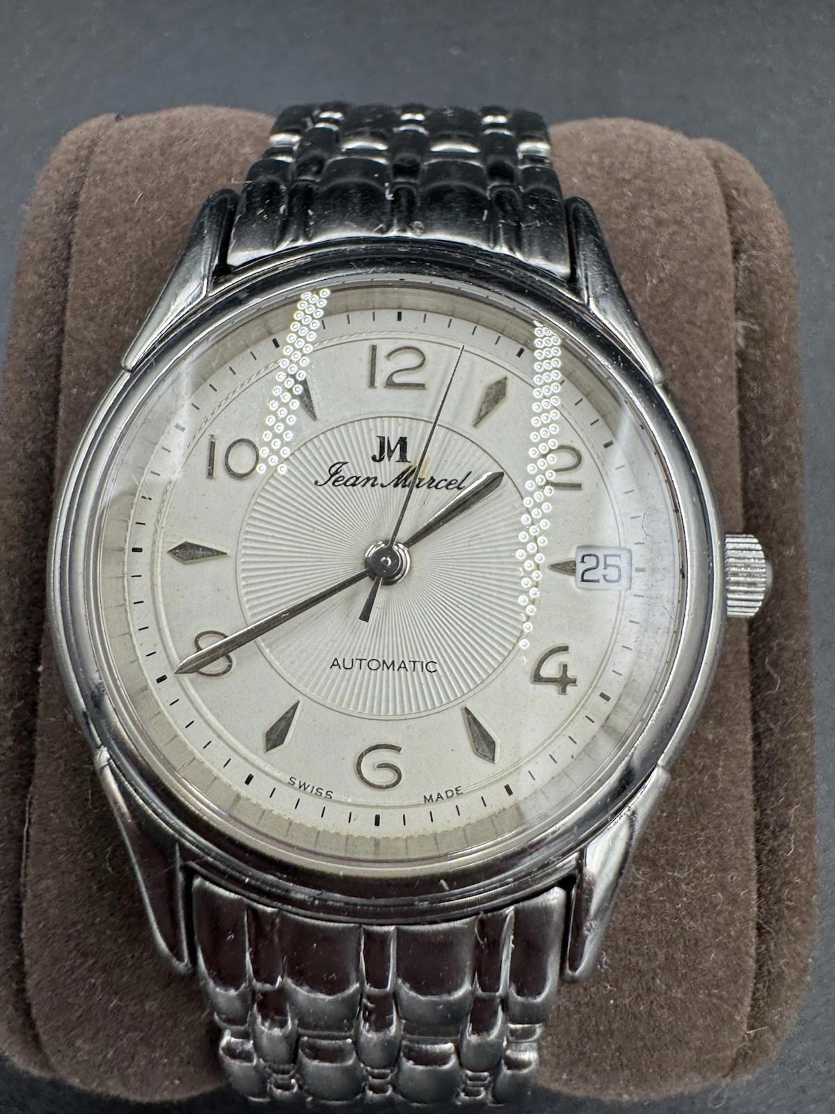 Jean Marcel Automatic Watch 160.154 Twenty Five Jewels Swiss Made 5 ATM Sapphire