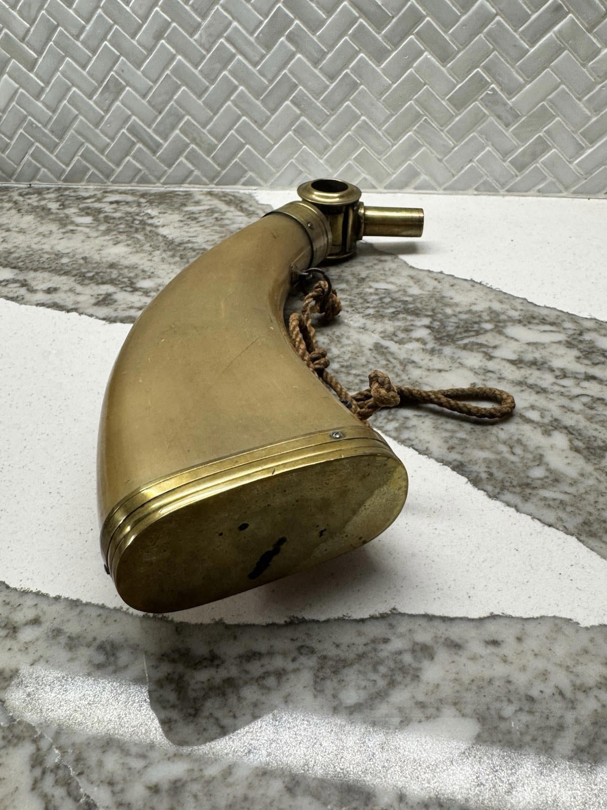 Powder Horn By Boche Á Paris Michel Boche nineteenth century