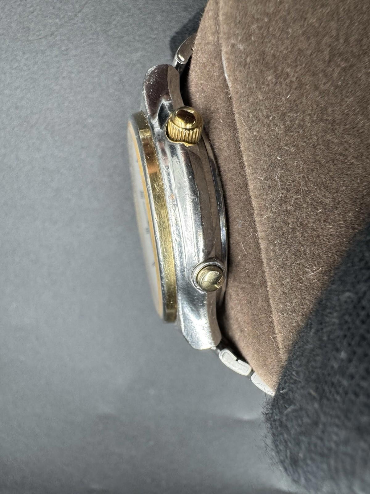 Vintage Seiko Moon Phase Chronograph 7A48-7000 Quartz Date Men's Sports 100 - RD