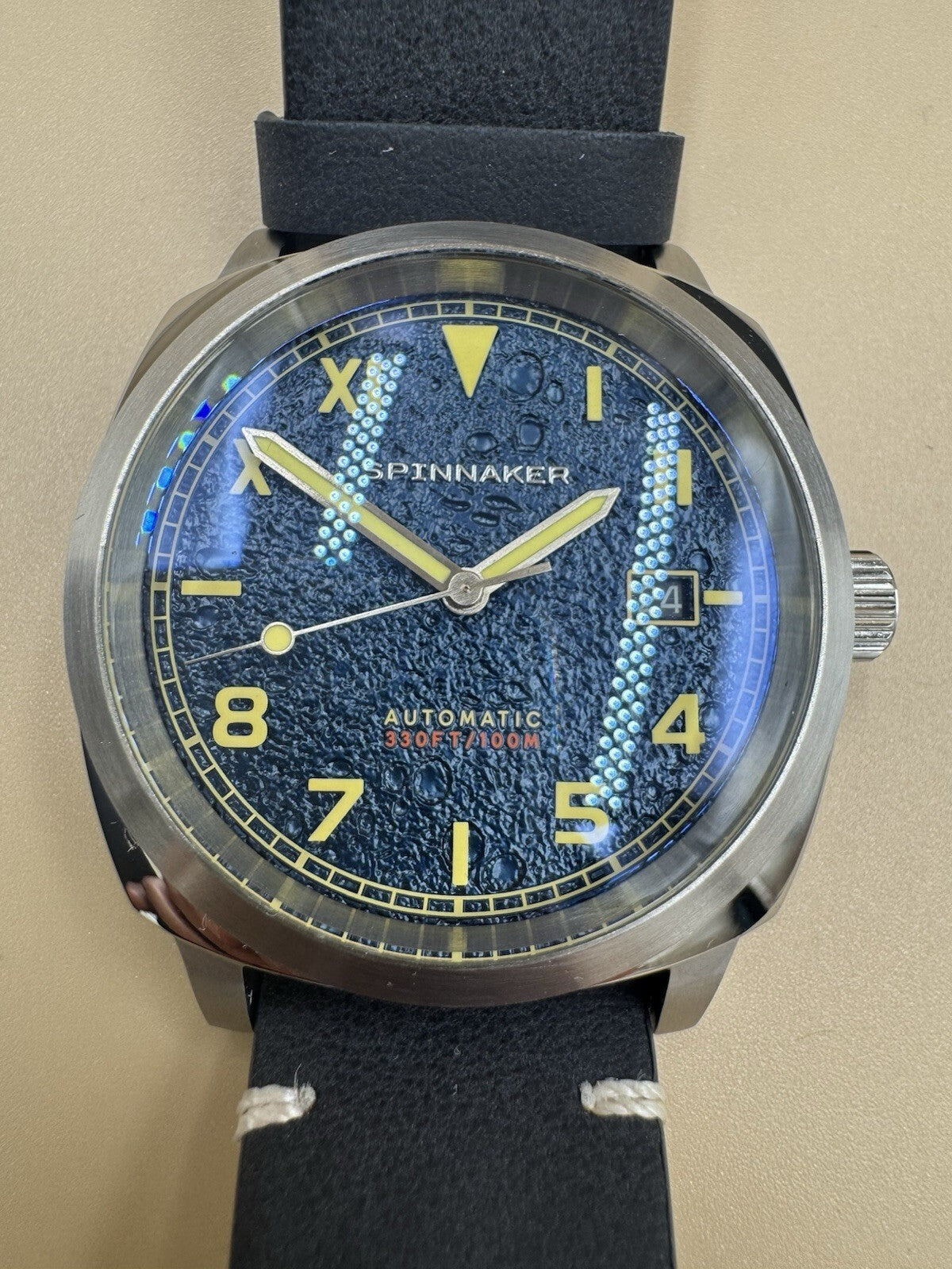 Spinnaker Hull California Blue Dial Japanese Automatic SP-5071-02 Men's Watch NM