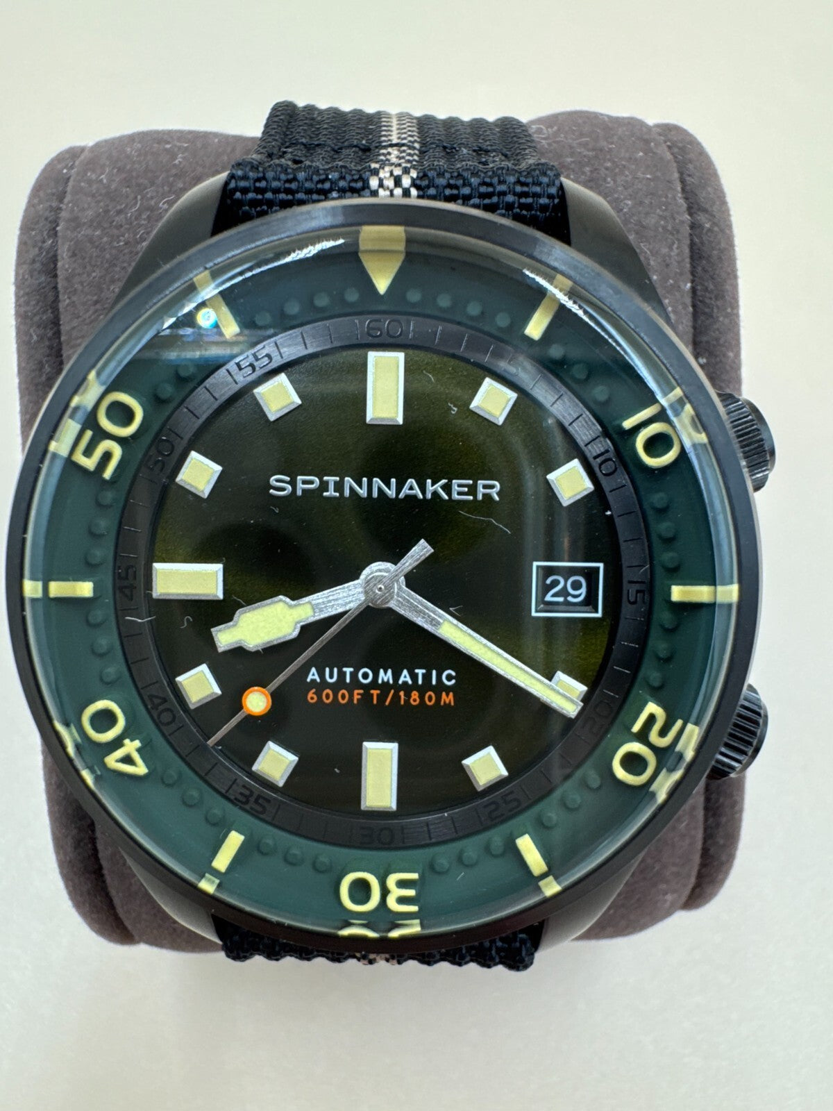 Spinnaker Bradner Stainless Steel 42mm Japanese Automatic Wristwatch Green Dial