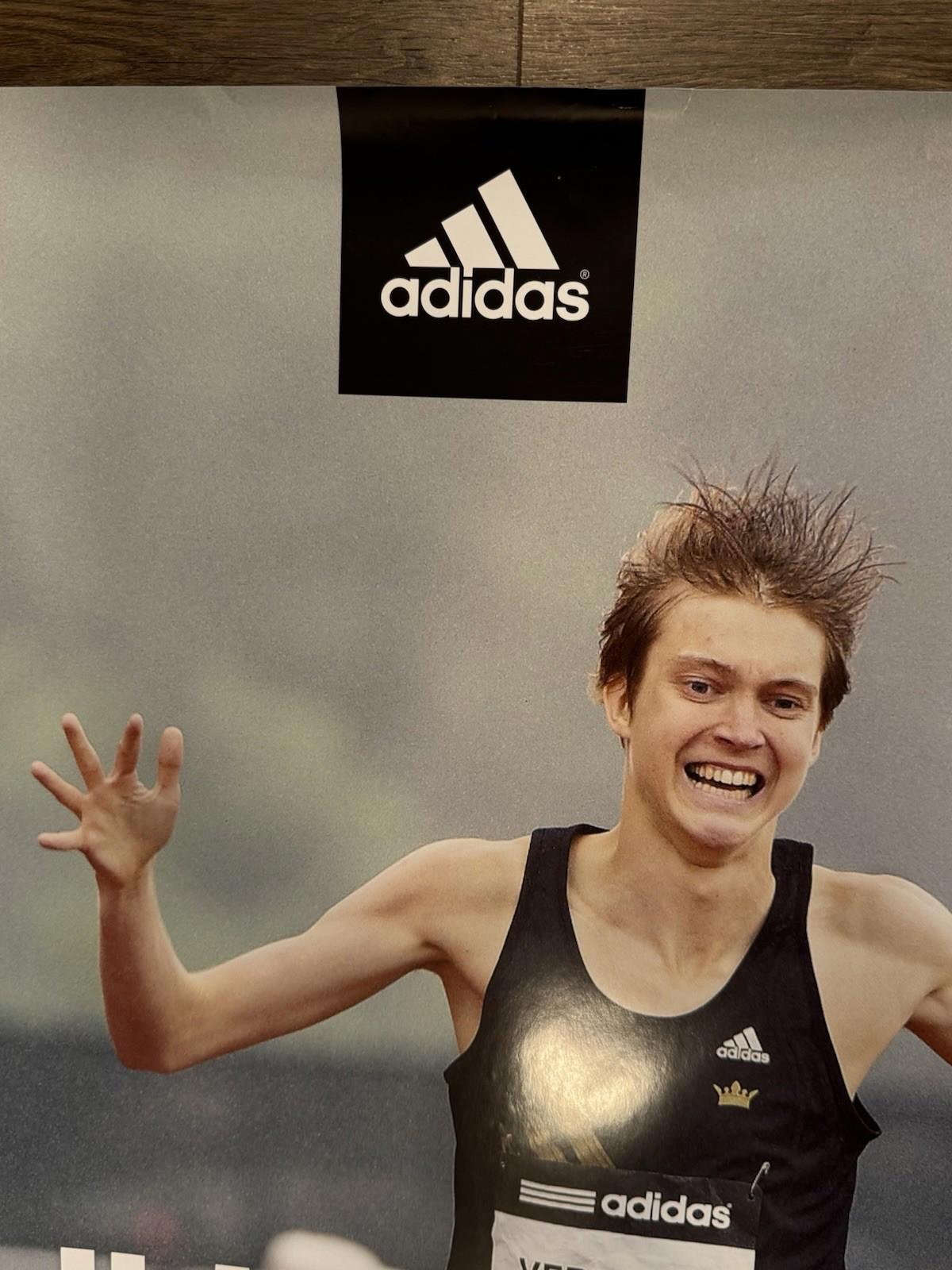 Adidas Lukas Verzbicas Boys' Dream Mile 2011 Poster 24x36 Track Rare All History
