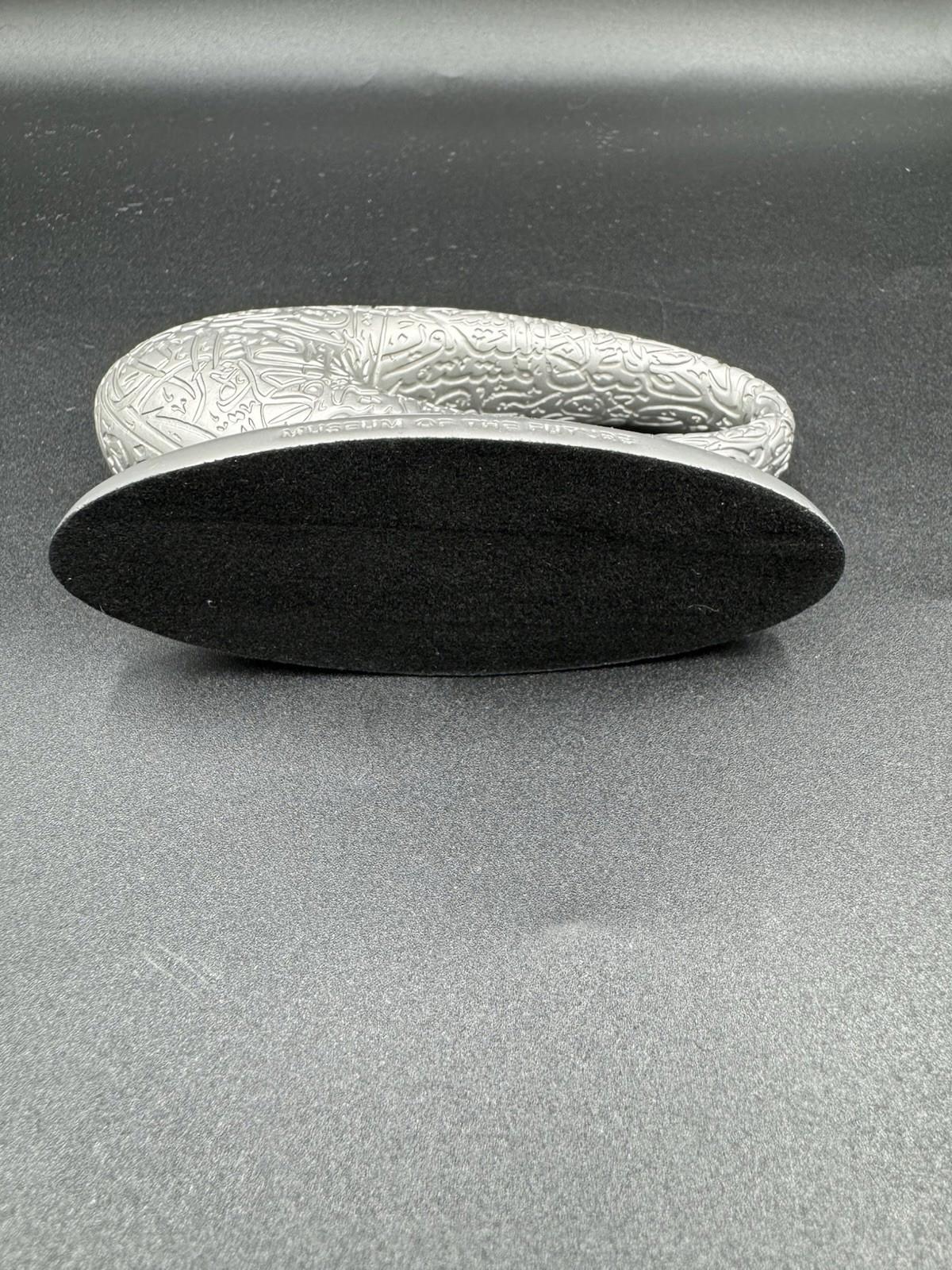 Dubai UAE Museum Of The Future 3D Model Silver Color 11.5 CM