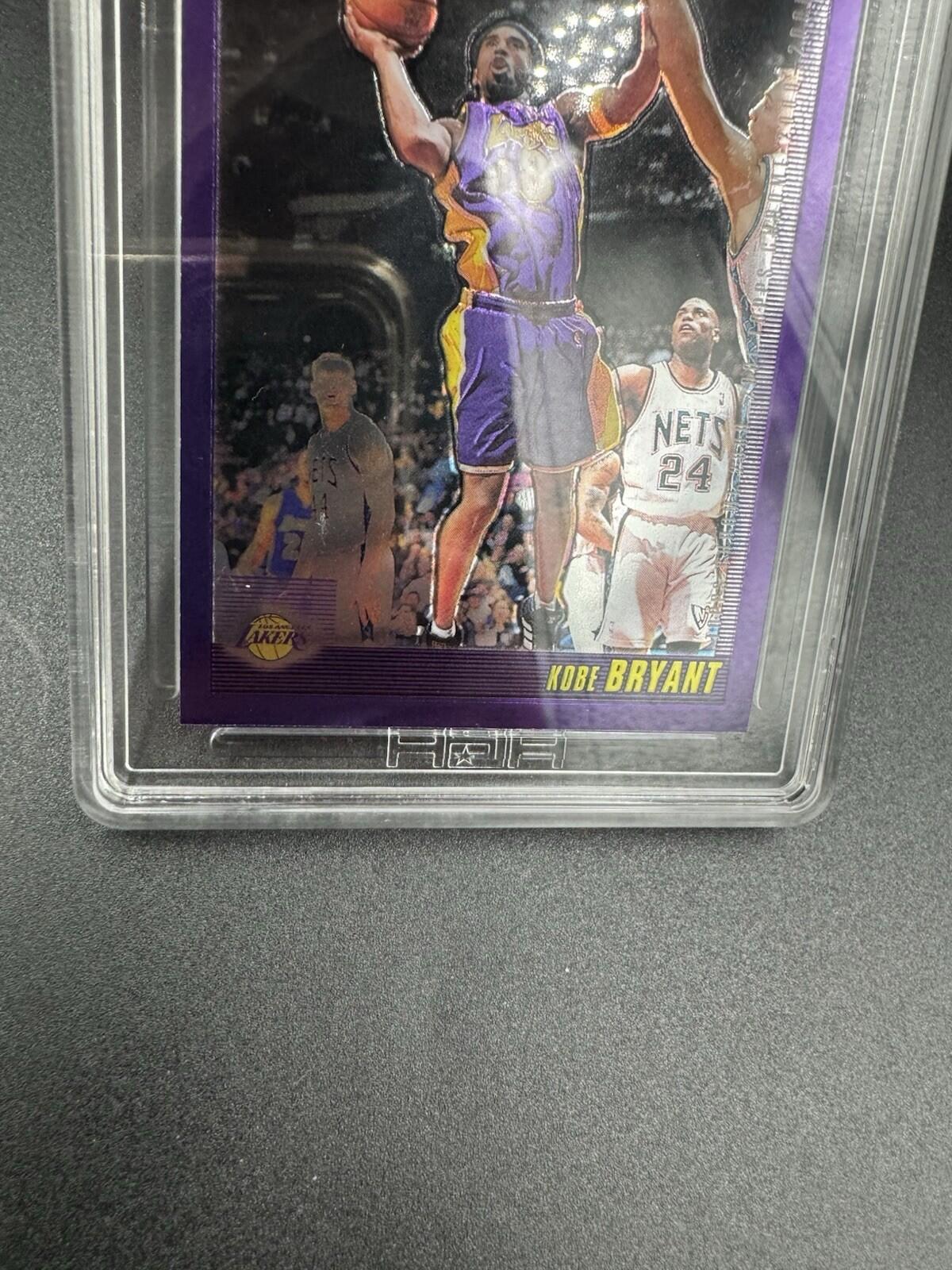 2000 Topps Chrome Kobe Bryant #107 HGA 9 Mint Grade Los Angeles Lakers Purple 8