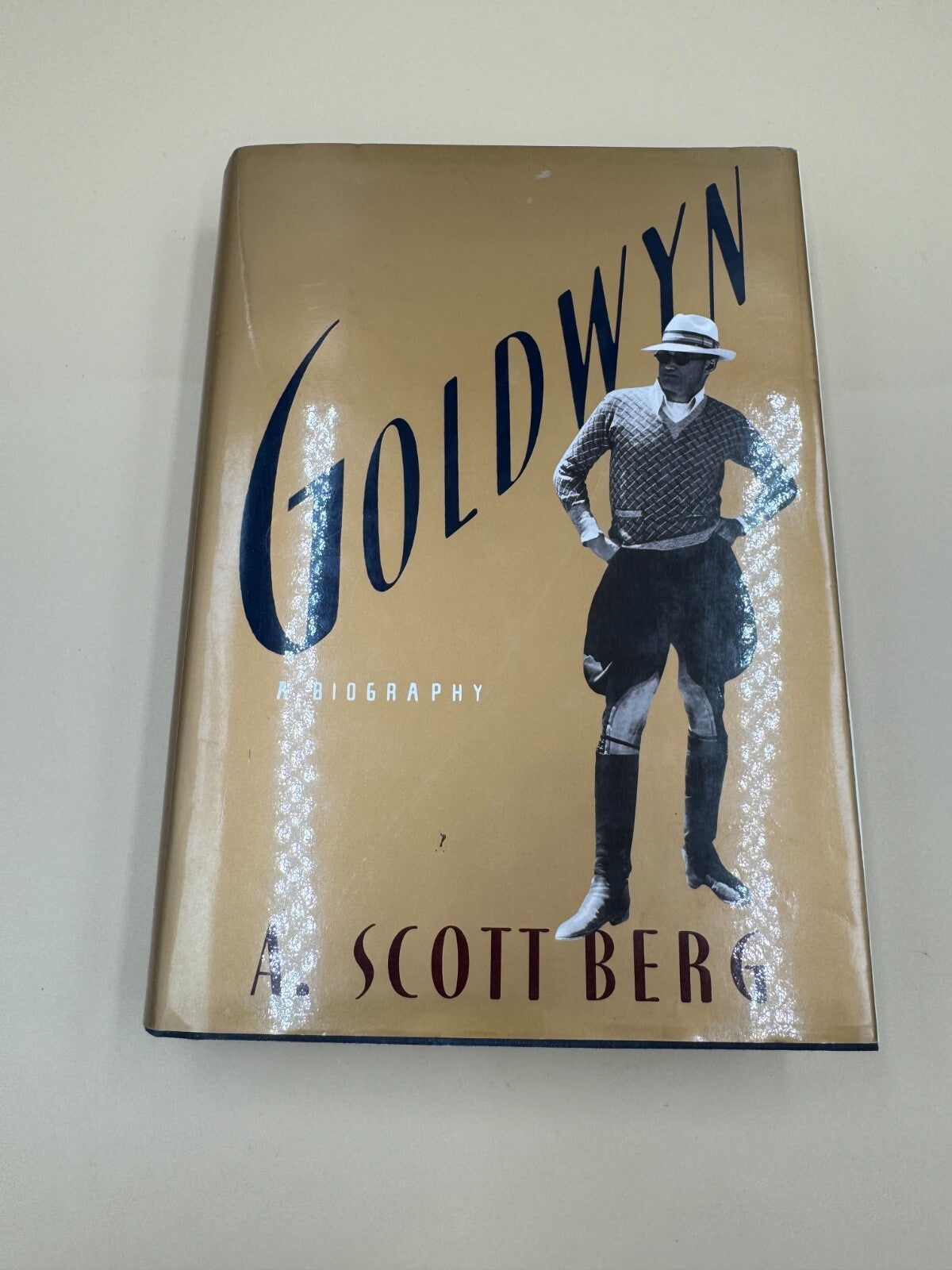Goldwyn A Biography Signed by A Scott Berg & Samuel Goldwyn - Very Rare Piece NM
