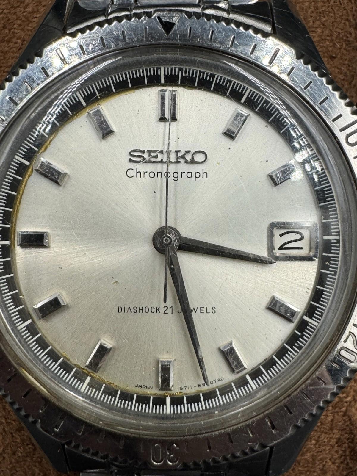 Seiko One push Chronograph 5717-8990 1964 Tokyo Olympics LE