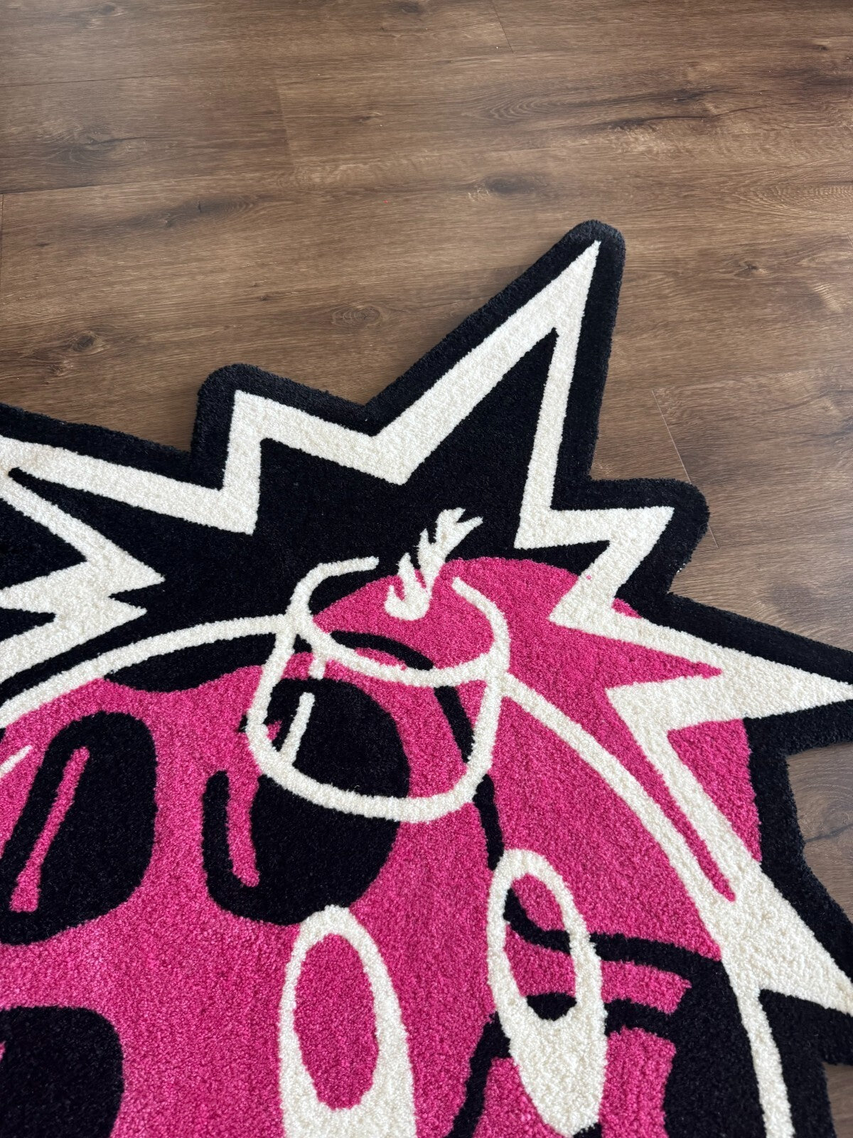 THE HUNDREDS BORED APE YACHT CLUB RUG 2021 BAYC Skull Logo Adam Bomb Black Pink
