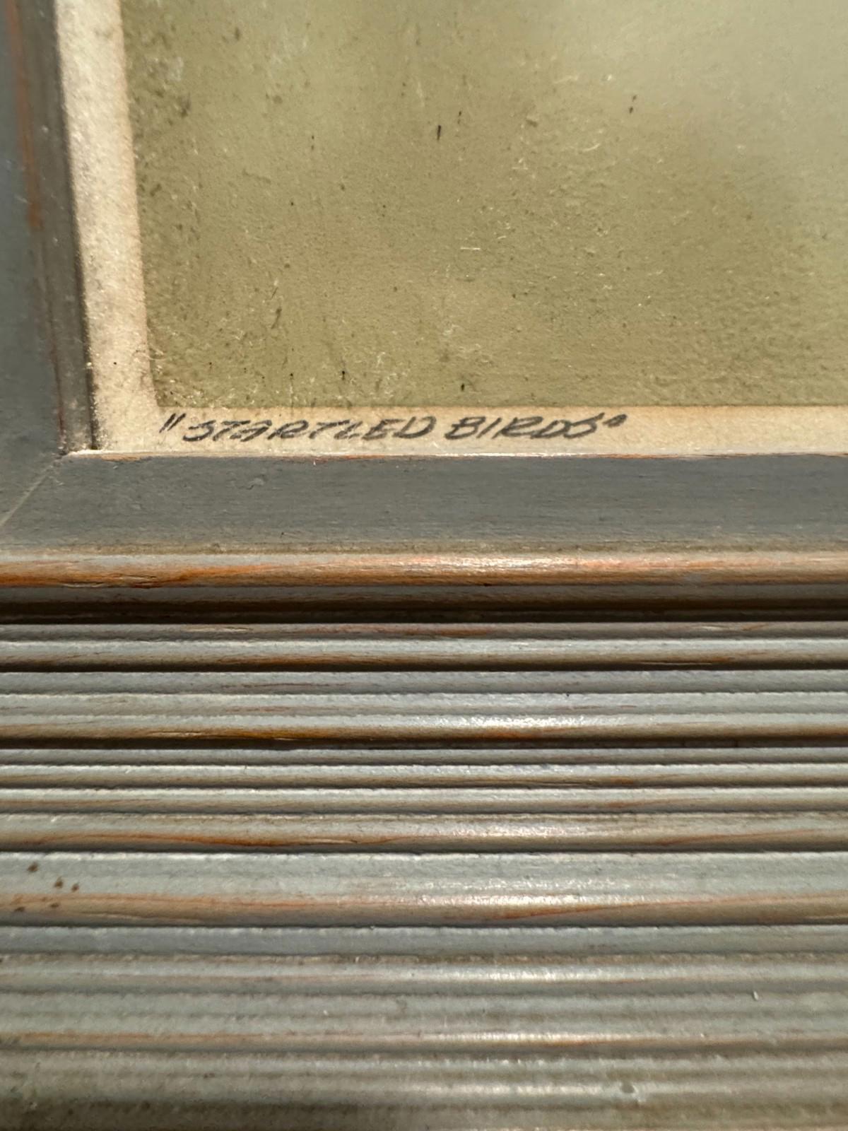 Millard Sheets Startled Birds Serigraph Print 3/370 Signed